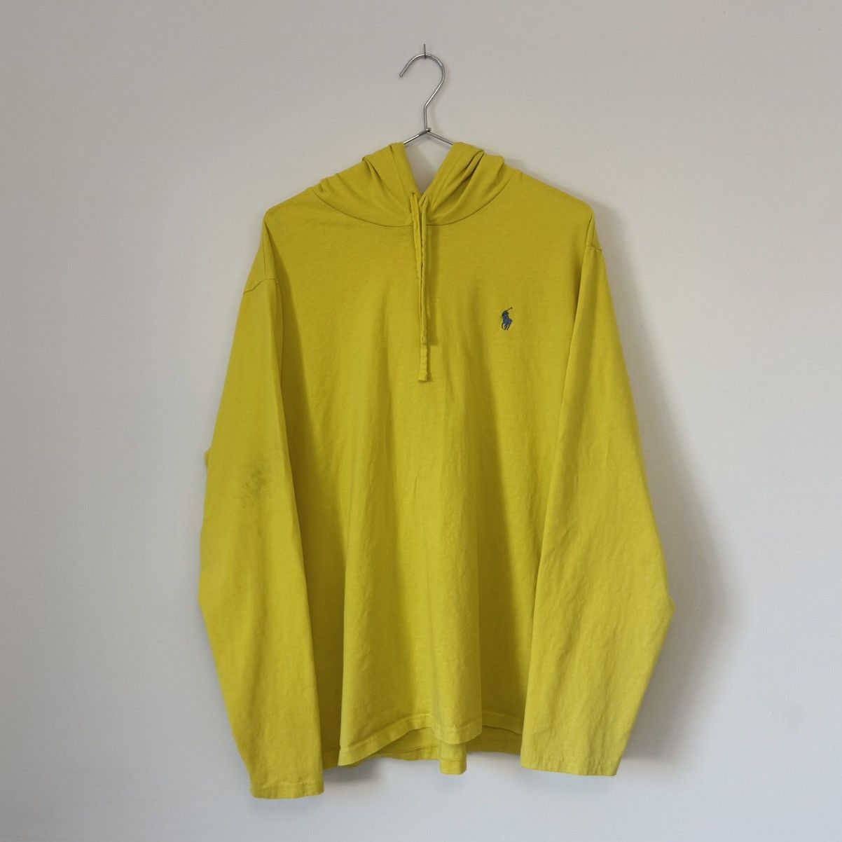 Polo Ralph Lauren Polo Ralph Lauren Pony Hooded Long Sleeve Shirt Yellow Size US XL / EU 56 / 4 - 2 Thumbnail