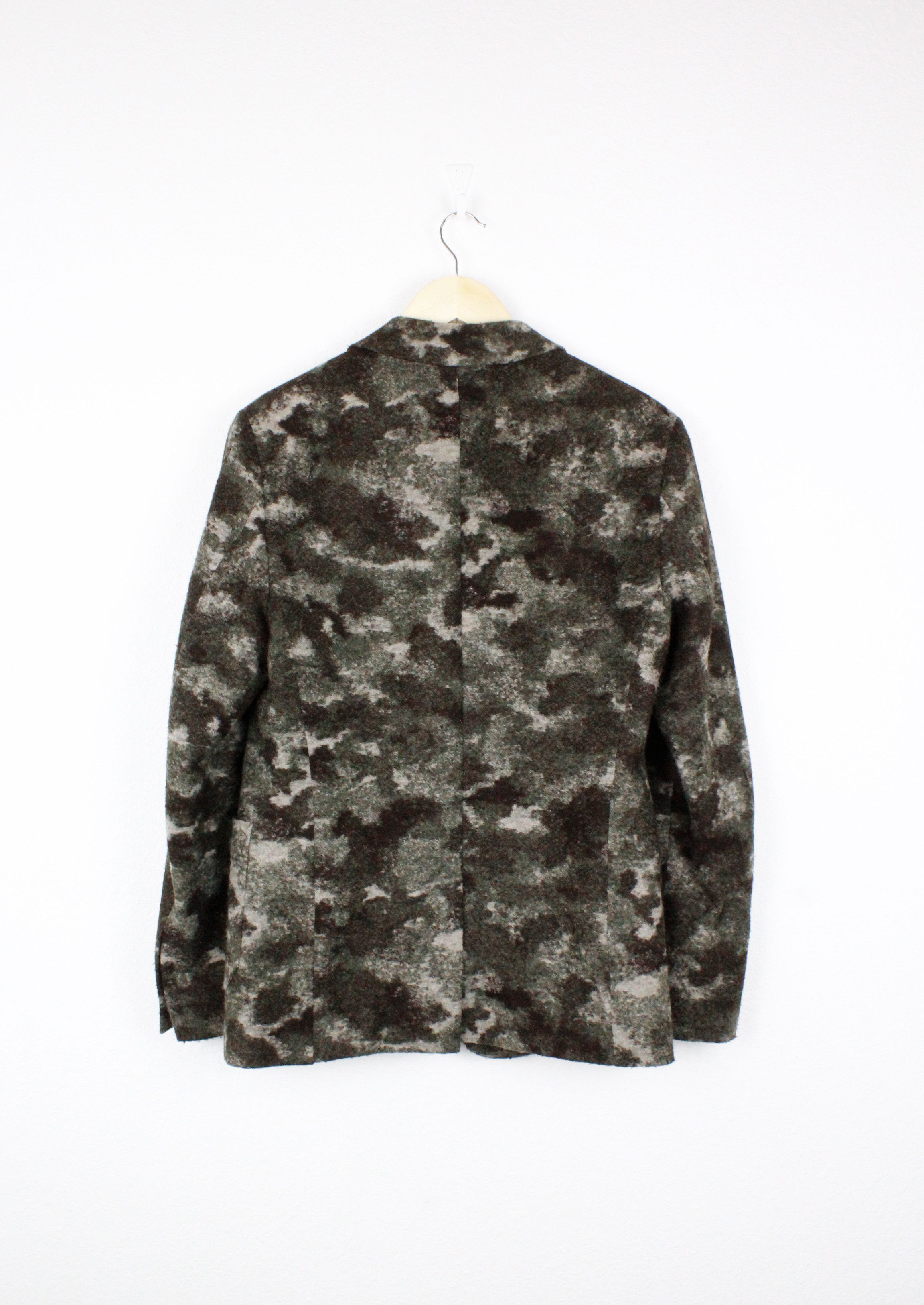 DRYKORN Drykorn Jacquard Camo Burley Blazer Jacket Size US M / EU 48-50 / 2 - 5 Thumbnail