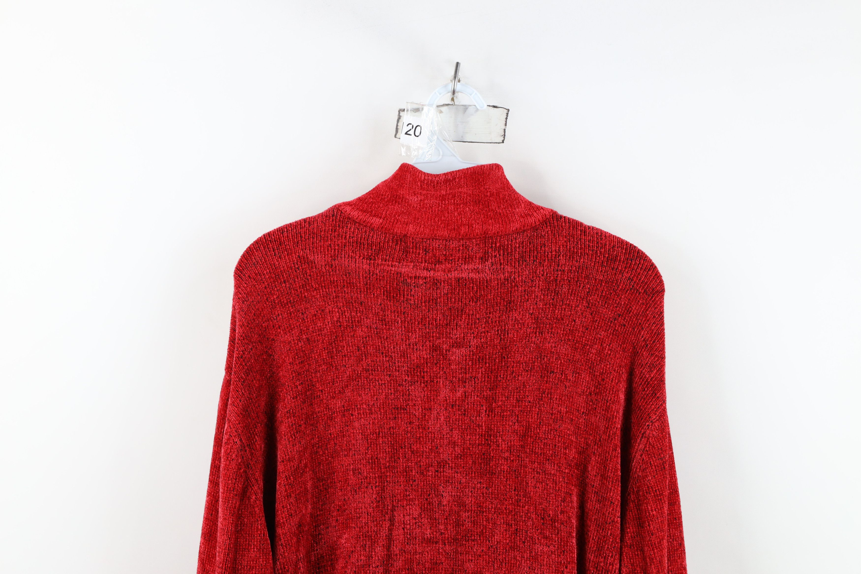 Vintage Vintage 90s Y2K Streetwear Ribbed Knit Collared Sweater Size US L / EU 52-54 / 3 - 11 Thumbnail
