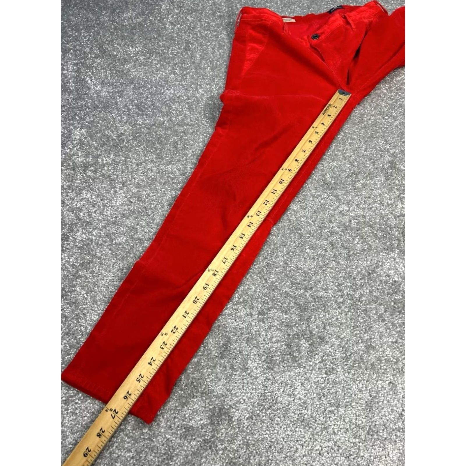 Denime AG Adriano Goldschmied Stevie Ankle Jodhpur Jeans Women 28 Red Denim Logo 28x26 Jeans Women Red Denim Logo 28x26 Size 28" / US 6 / IT 42 - 3 Thumbnail