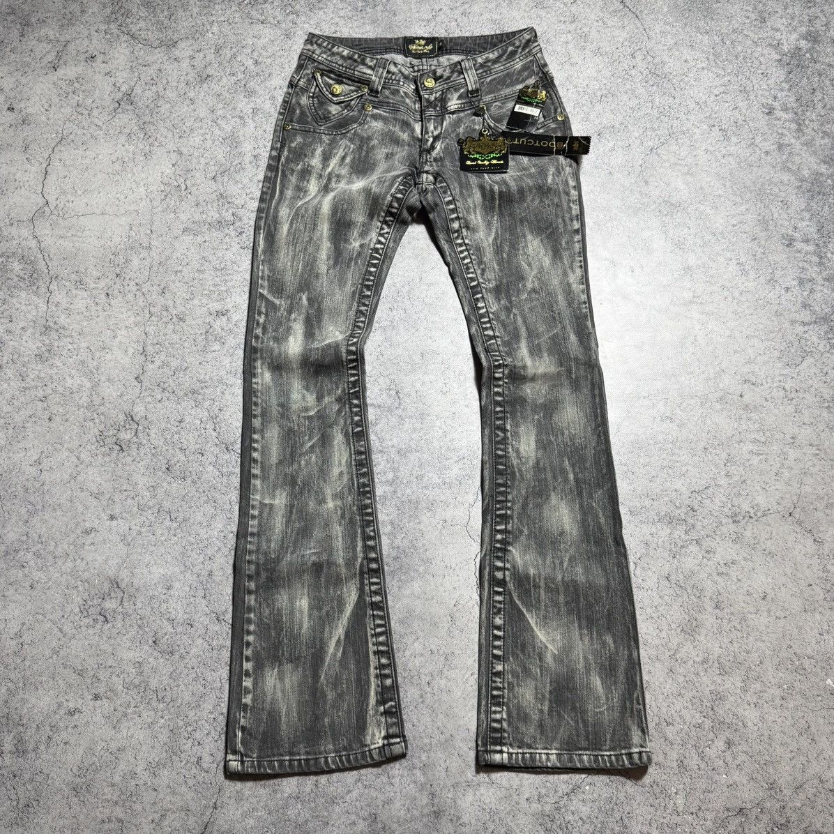 Vintage NEW Akademiks Vintage Big Logo Jeans Size US 28 / EU 44 - 2 Thumbnail