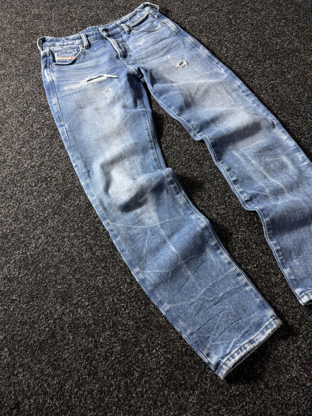 Diesel × If Six Was Nine × Vintage Vintage Diesel Industry Distressed Jeans skinny denim pants Size 28" / US 6 / IT 42 - 2 Thumbnail