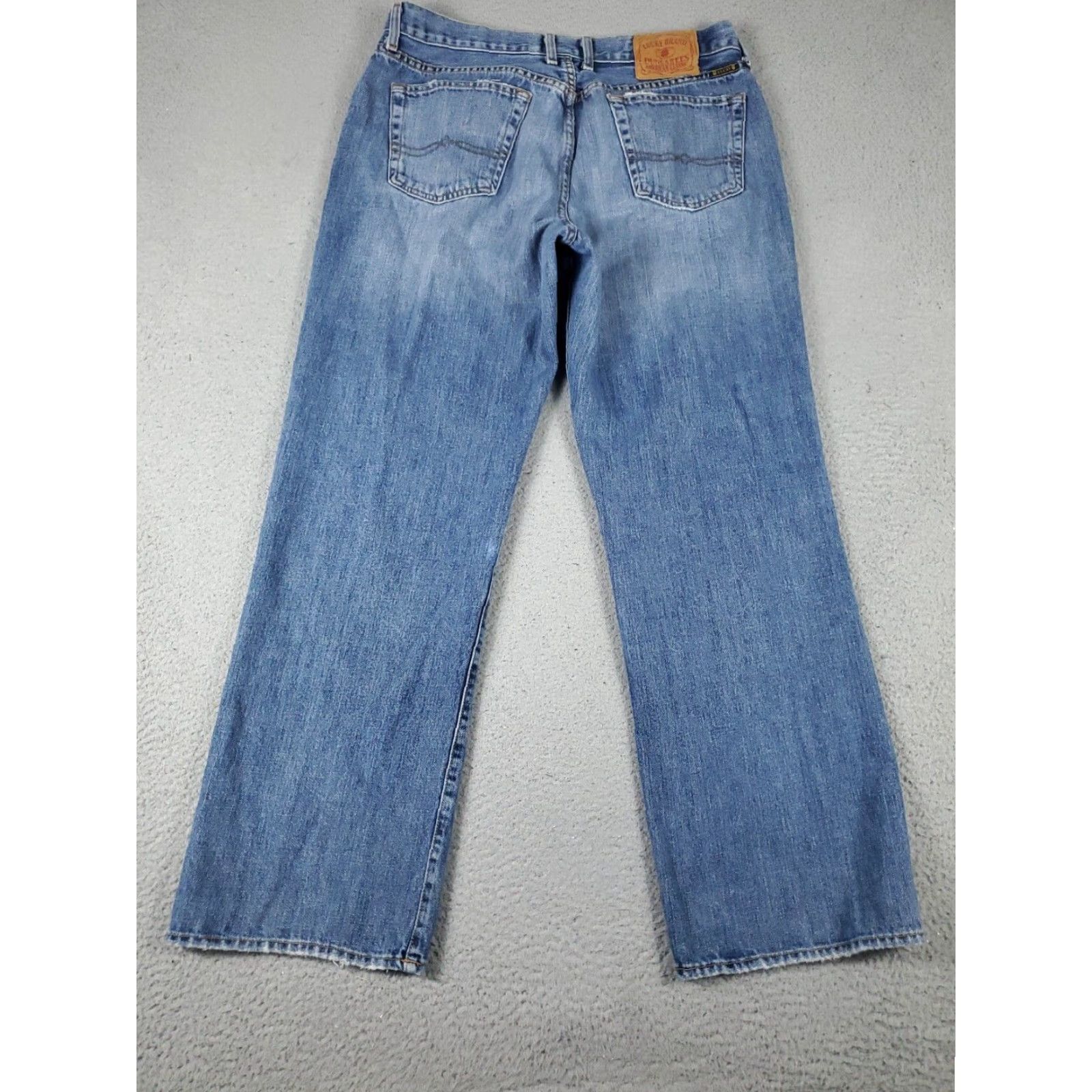 Lucky Brand Lucky Brand Blue Straight Leg Denim Jeans Mens 36x31 Regular Size US 36 / EU 52 - 7 Thumbnail