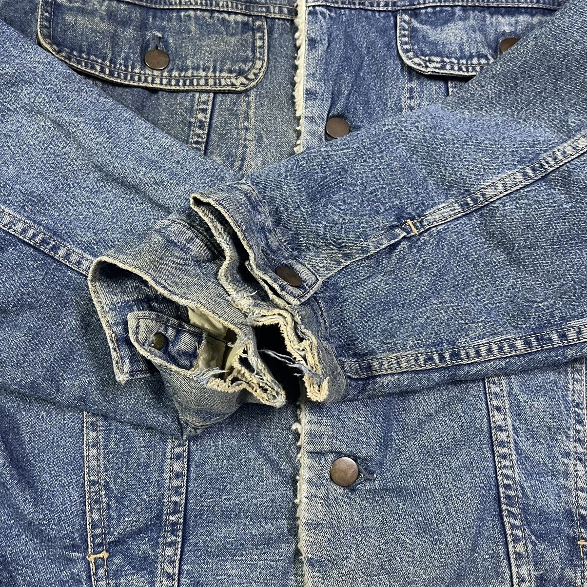 Japanese Brand Vintage GL Heart Denim Jacket Sherpa Lined Size US L / EU 52-54 / 3 - 6 Thumbnail