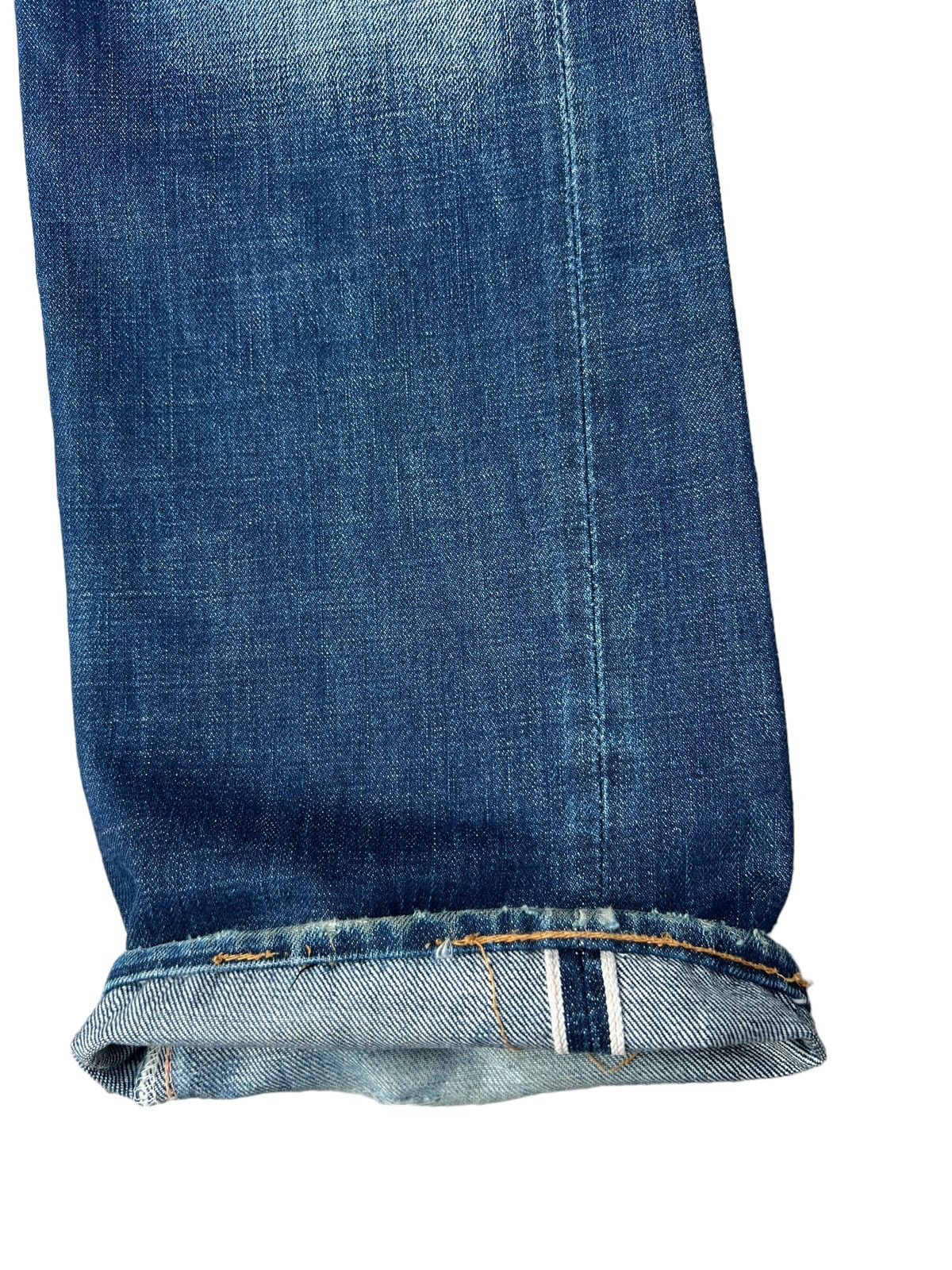 Levi's VTG 2002 Levi’s 501 XX LVC 1937 Ripped Denim Selvedge Jeans Size US 30 / EU 46 - 11 Thumbnail