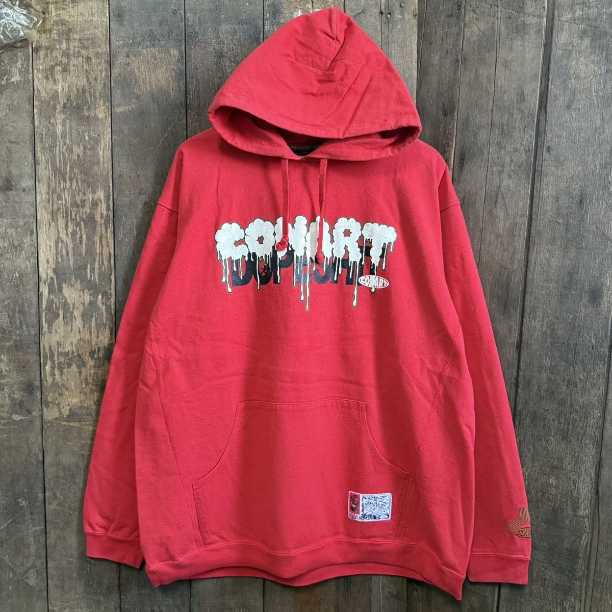 Japanese Brand Vintage 90's Conart Big Logo Hoodie Size US XL / EU 56 / 4 - 1 Thumbnail