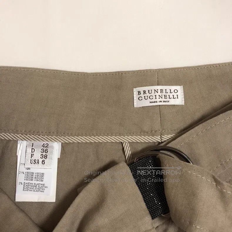 Brunello Cucinelli Brunello Cucinelli Linen Shorts Size 27" / US 4 / IT 40 - 2 Thumbnail