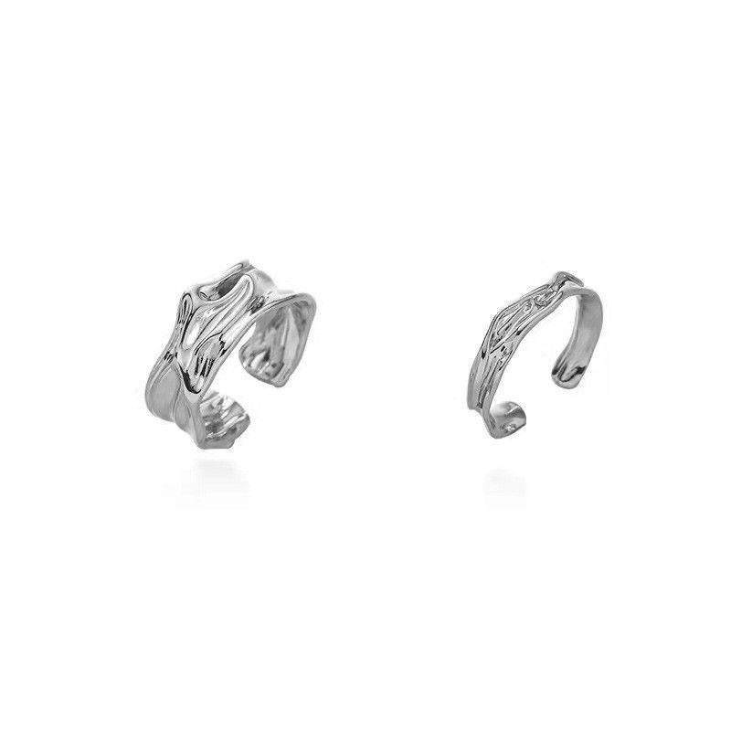 Jewelry Crazy Jewelry Rings Open Size Chrome Ring (Size 7-13) Size ONE SIZE - 5 Thumbnail