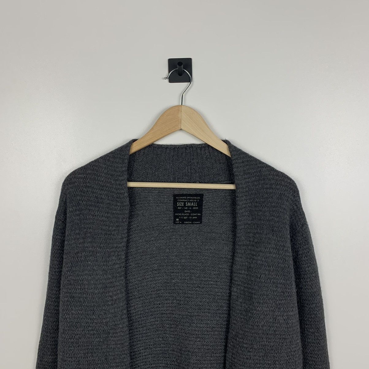 Allsaints Allsaints Rebus Cardigan Wool Cashmere Size Small Size US S / EU 44-46 / 1 - 2 Thumbnail