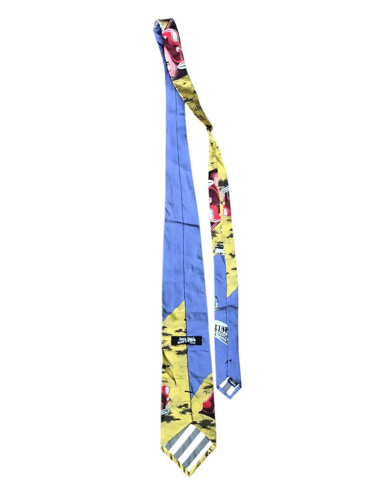 Jean Paul Gaultier Jean Paul Gaultier Iconic Silk Tie Size ONE SIZE - 3 Thumbnail
