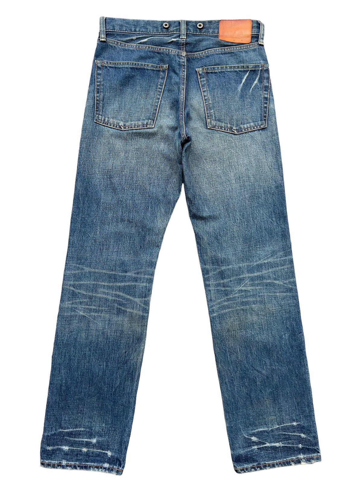 Japanese Brand × Journal Standard Journal Standard Selvedge Distressed Patchwork Jeans 31x30 Size US 31 - 3 Thumbnail