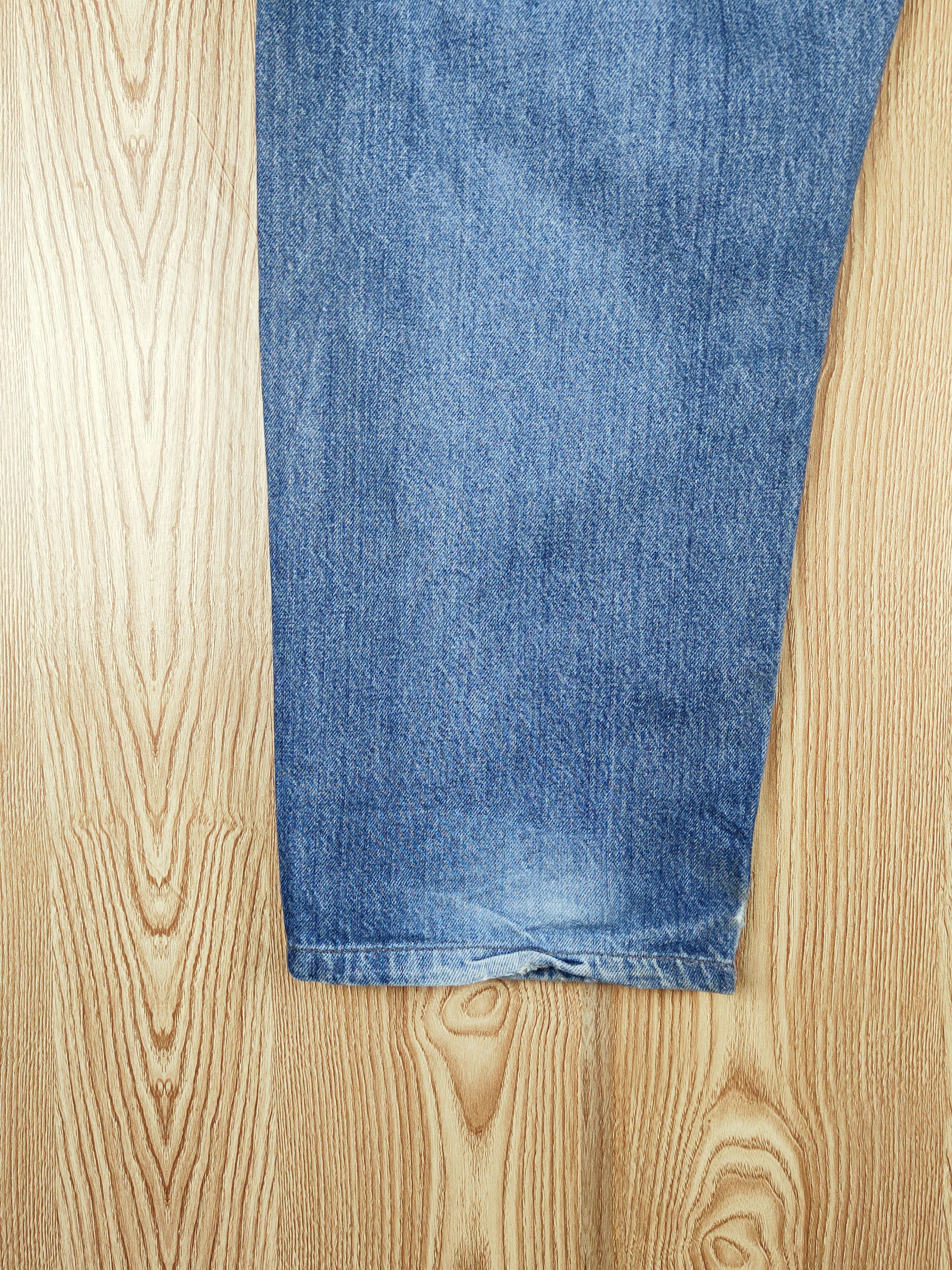 Japanese Brand Uniqlo Dark Blue Faded Distressed Ripped Jeans #S2725 Size US 36 / EU 52 - 10 Thumbnail