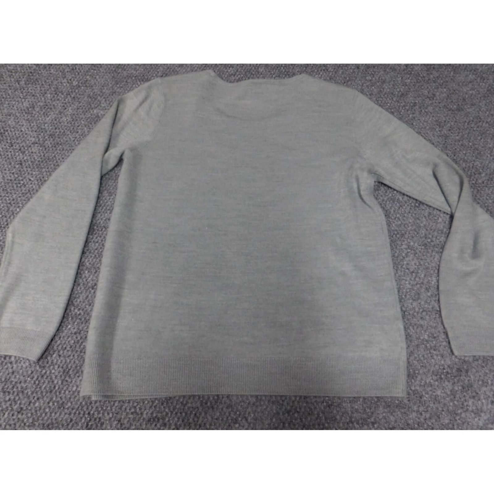 Vintage Cupio Womens Sweater Large Green Knit Crew Neck Pullover Classic Long Sleeve Winter Casual Size L / US 10 / IT 46 - 6 Thumbnail