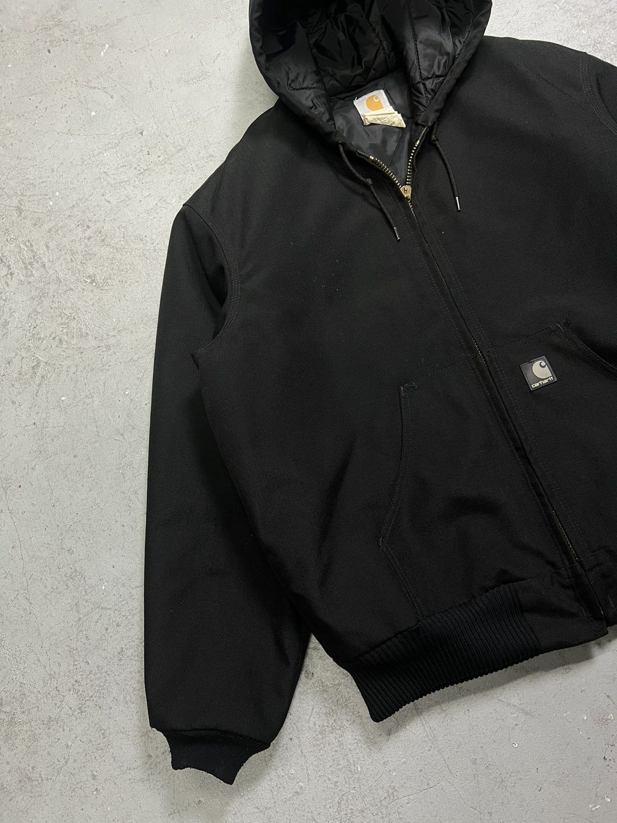Carhartt × Japanese Brand × Vintage Carhartt J133 BLK Active Hooded Jacket Size US L / EU 52-54 / 3 - 3 Thumbnail