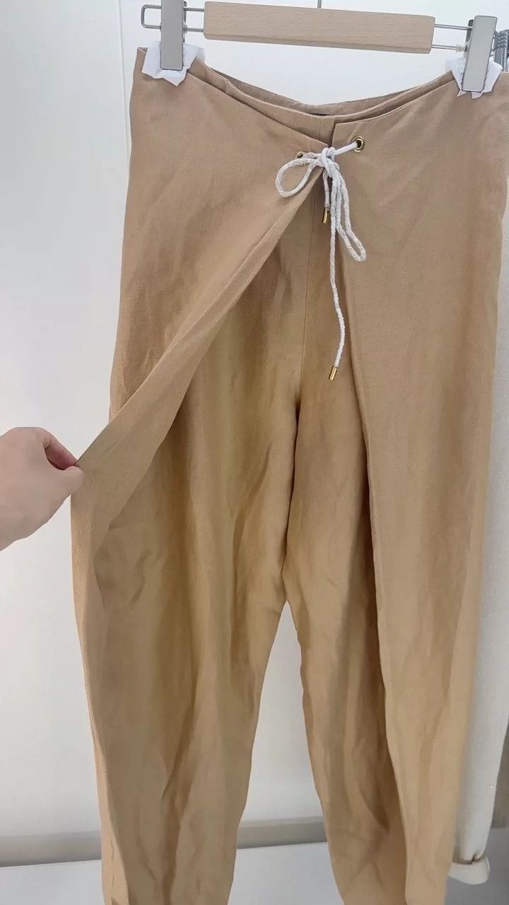 Loro Piana LORO PIANA Flax rope trousers Size 27" / US 4 / IT 40 - 4 Thumbnail