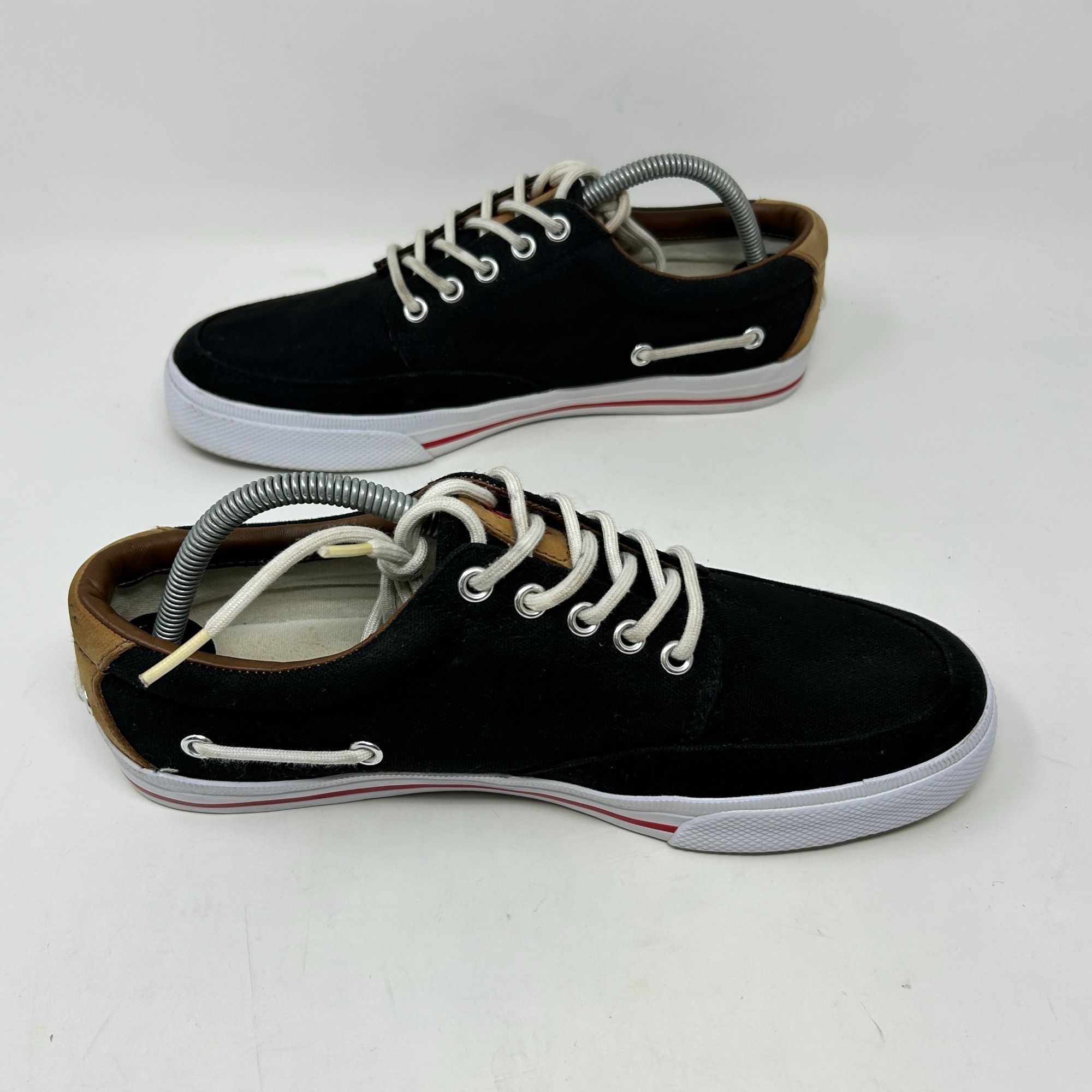 Polo Ralph Lauren Polo Ralph Lauren Vance Side Lace Black Canvas/Leather Size US 9 / EU 42 - 7 Thumbnail