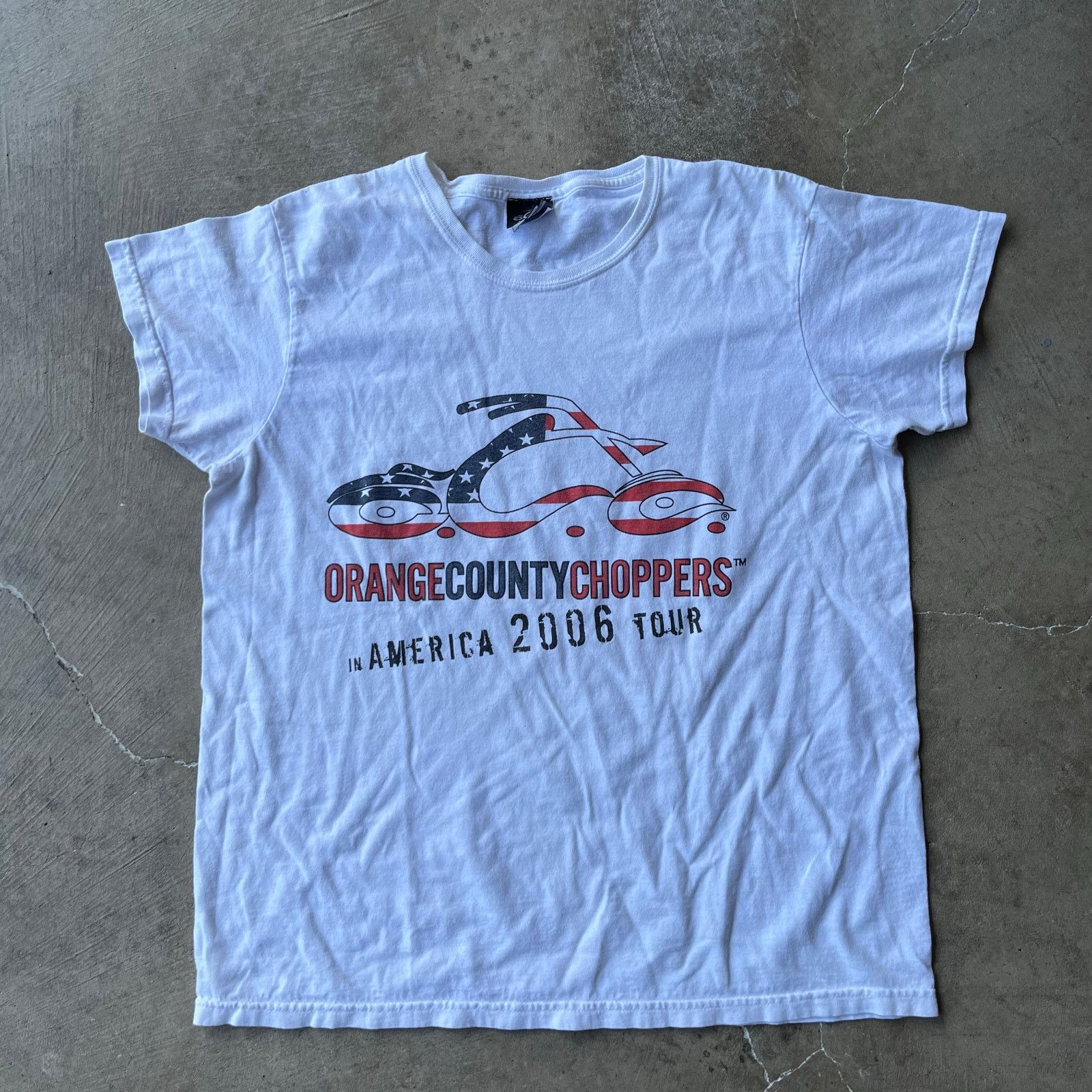 Vintage VINTAGE ORANGE COUNTY CHOPPERS 2006 TOUR SHIRT WOMENS LARGE Size L / US 10 / IT 46 - 1 Thumbnail