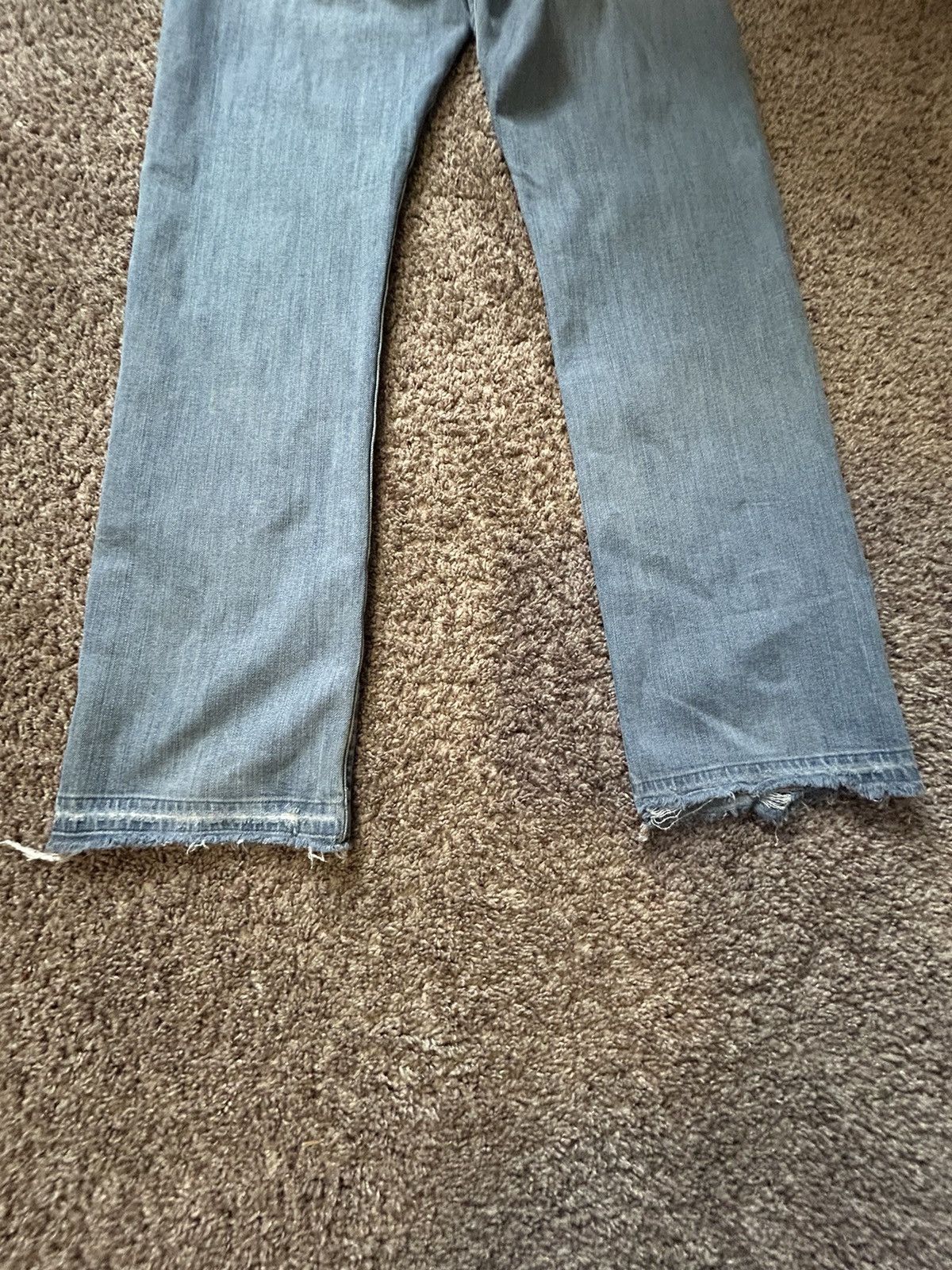 Lucky Brand × Vintage Vintage Distressed Denim Jeans Size US 32 / EU 48 - 7 Thumbnail