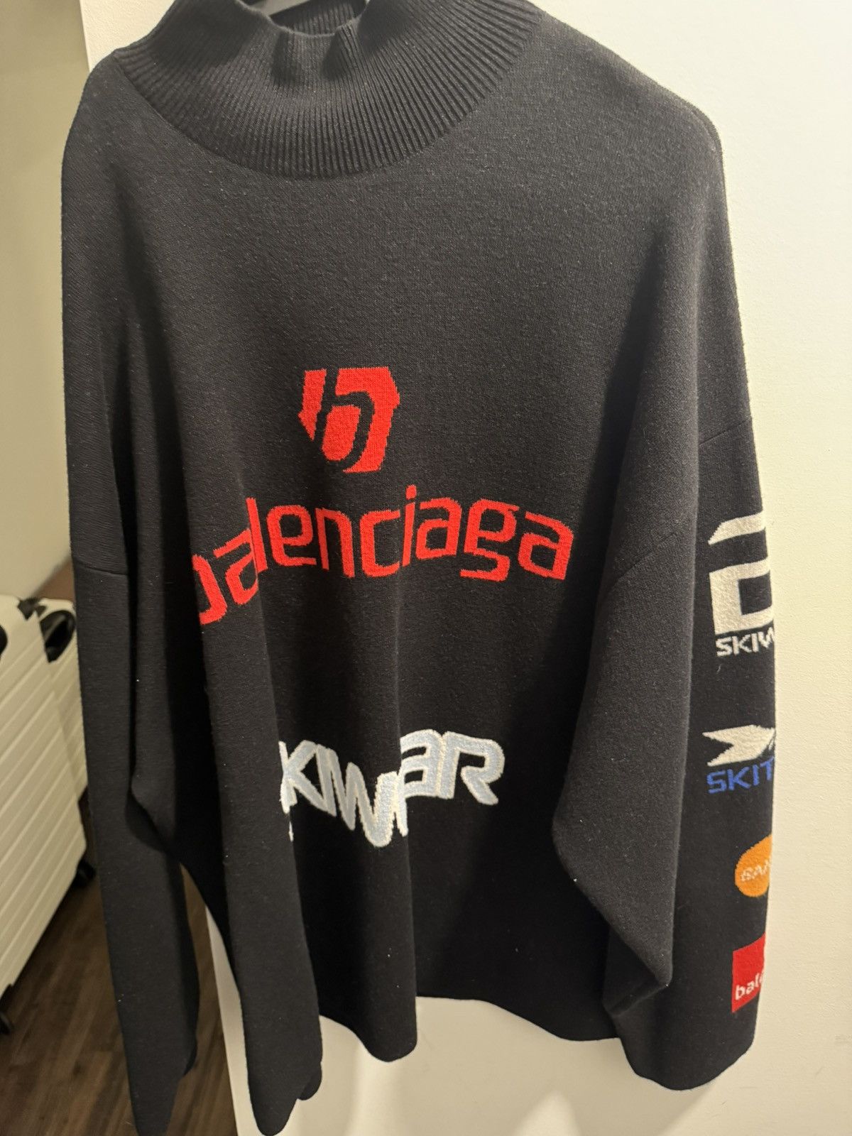 Balenciaga BALENCIAGA MEN’S SKI LONG SLEEVE TURTLENECK Size US M / EU 48-50 / 2 - 2 Thumbnail