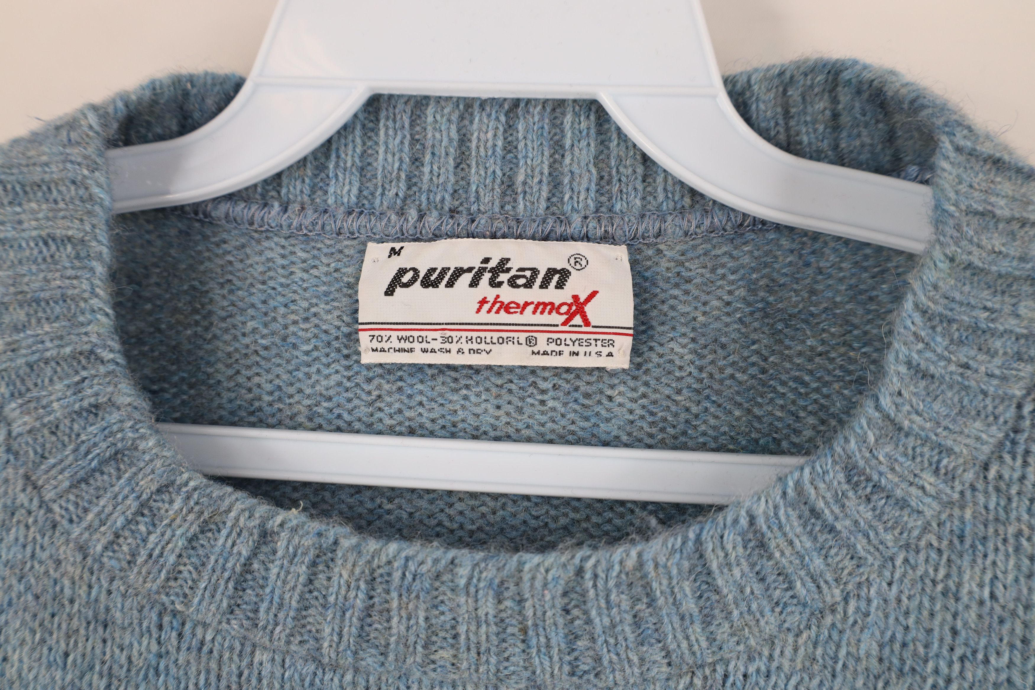 Vintage Vintage 70s Streetwear Wool Blend Knit Crewneck Sweater USA Size US M / EU 48-50 / 2 - 4 Thumbnail