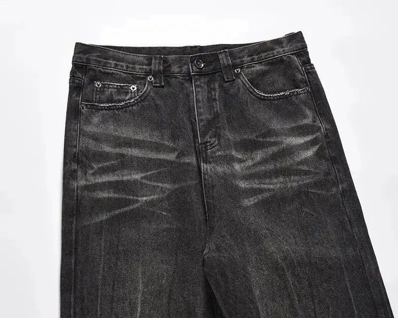 Japanese Brand Buggy jeans flared with holes frayed loose pants style Y2K Size US 30 / EU 46 - 5 Thumbnail