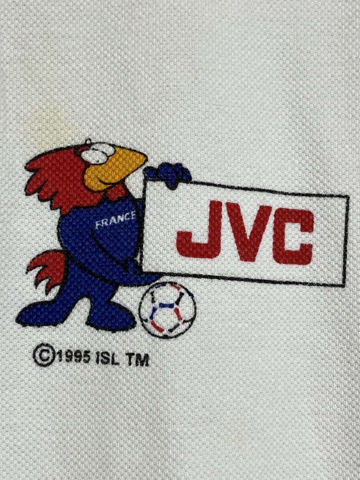 Vintage Vintage 90s FRANCE FIFA WORLDCUP 98 sponsor by jvc shirts Size US L / EU 52-54 / 3 - 4 Thumbnail