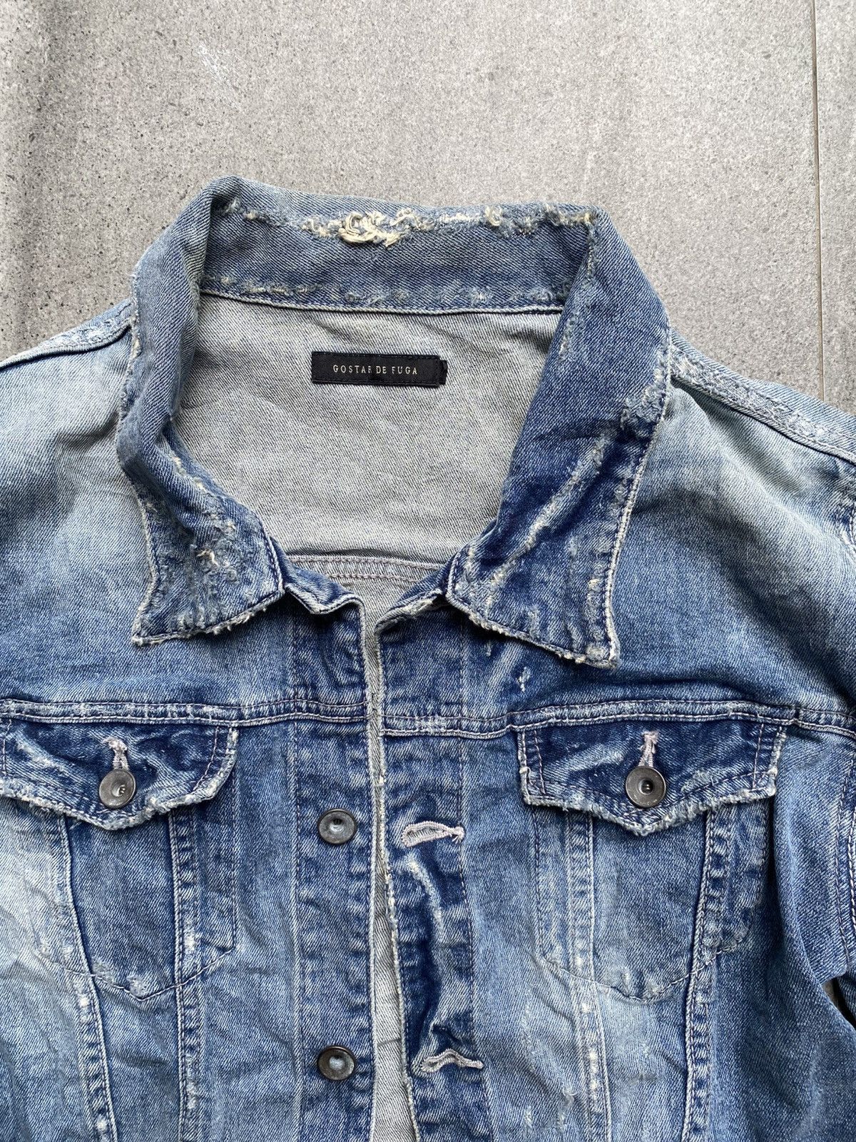 GOSTAR DE FUGA Fuga distressed denim jacket Size US M / EU 48-50 / 2 - 2 Thumbnail