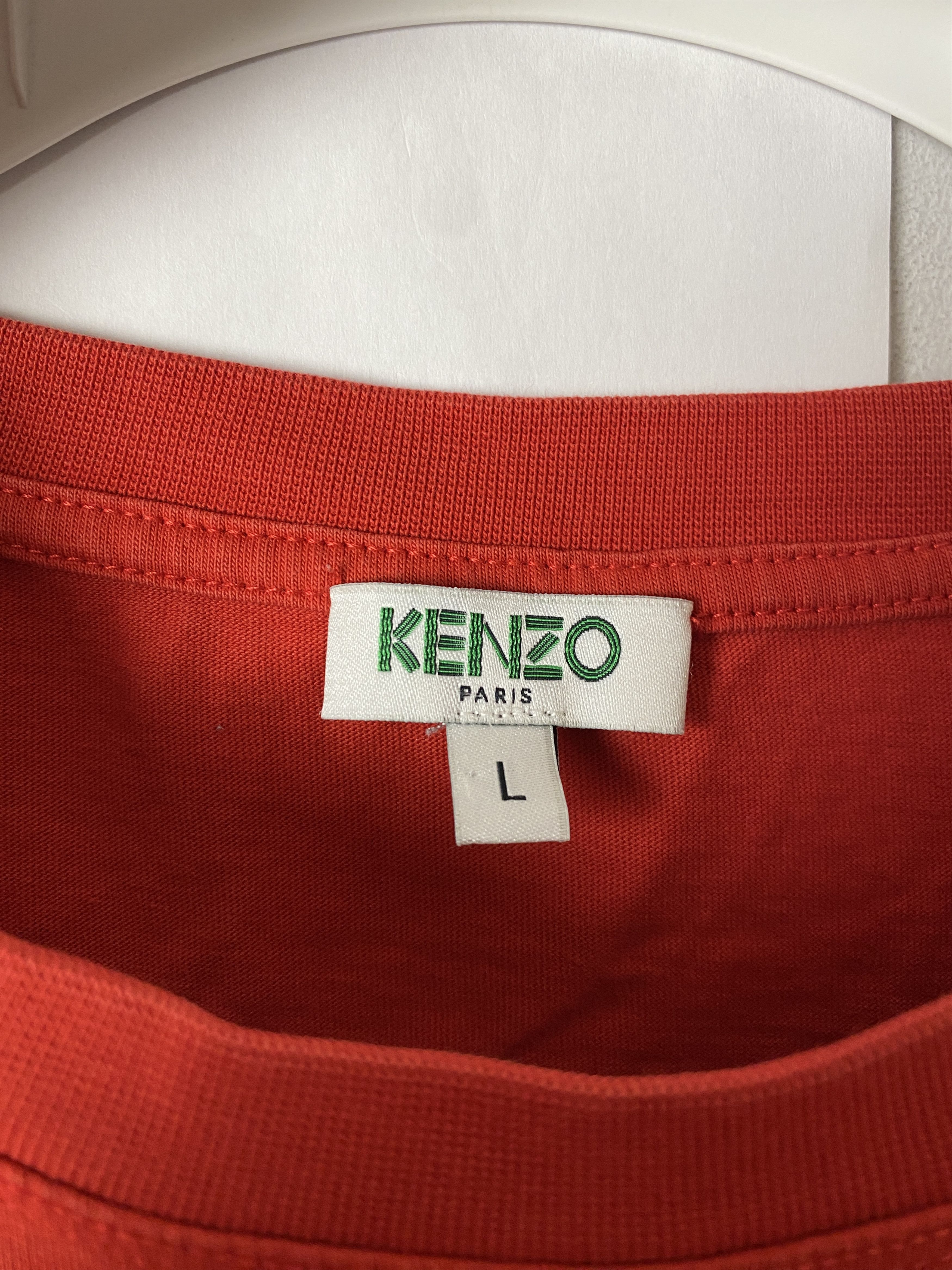 Kenzo Kenzo small logo t-shirt tee tiger Size L / US 10 / IT 46 - 3 Thumbnail