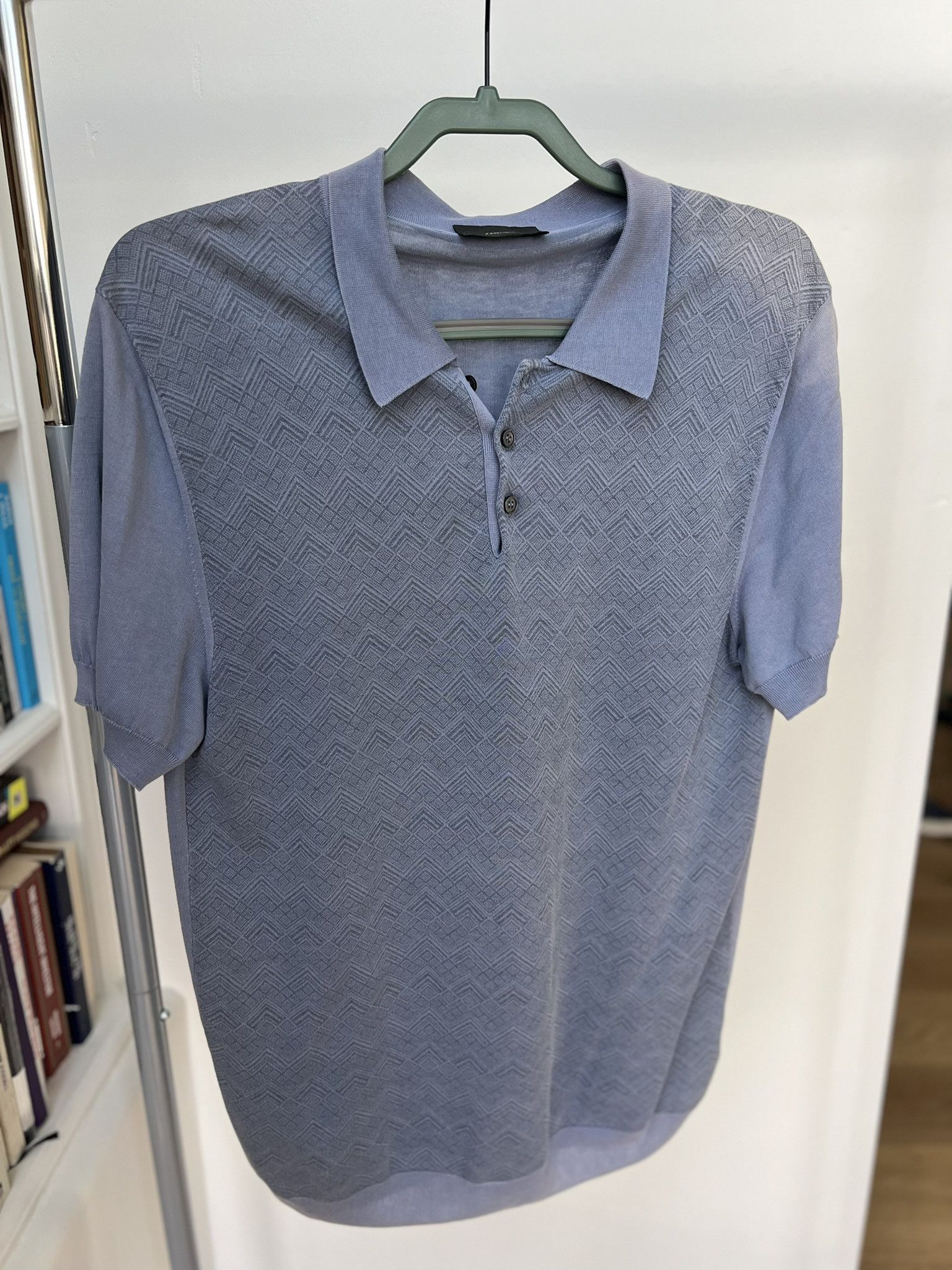 Zanone Zanone Knit Polo Size US L / EU 52-54 / 3 - 1 Thumbnail