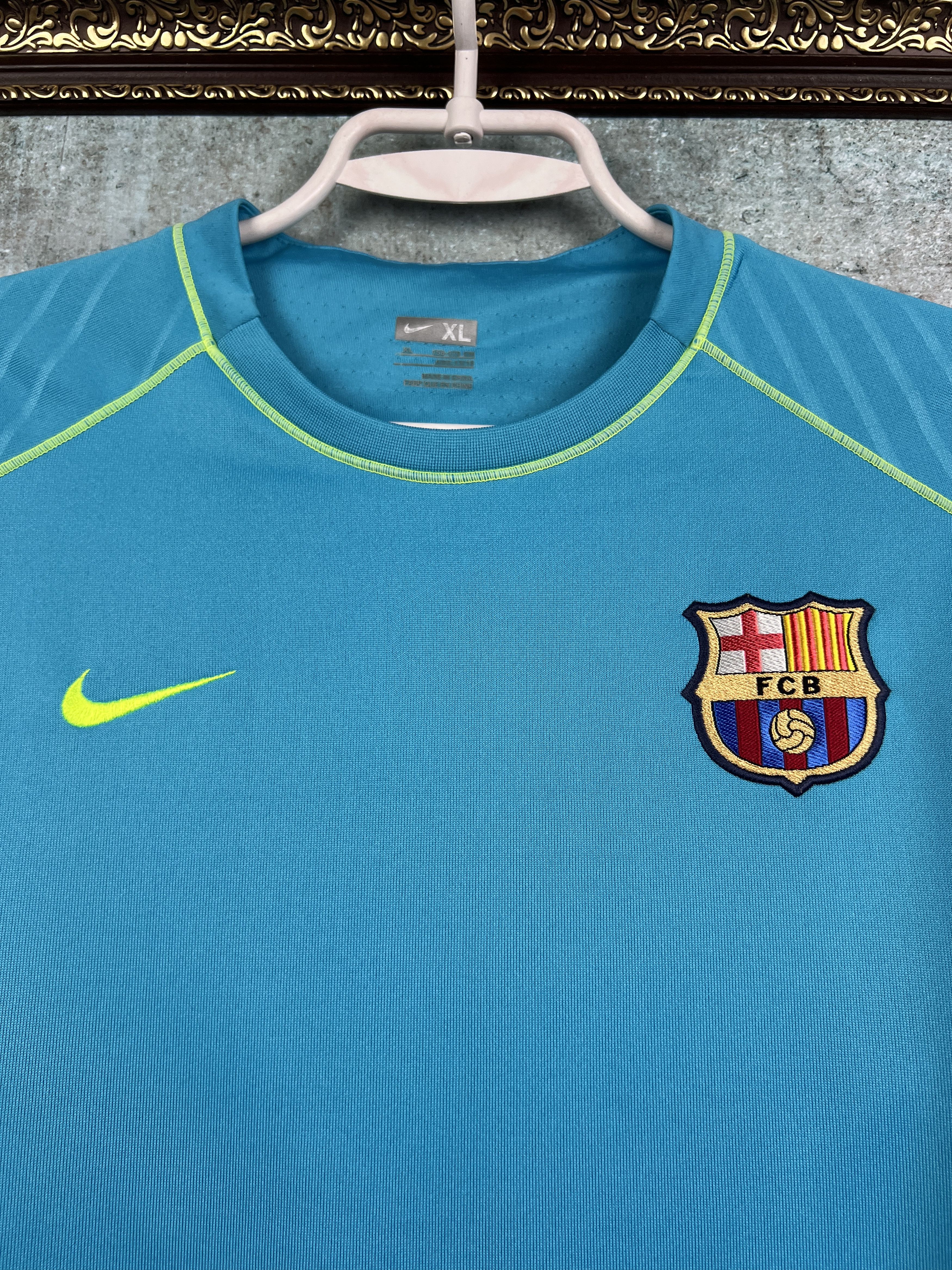 Nike FC Barcelona Football Sweatshirt Soccer Jacket Track Kids XL Size US XS / EU 42 / 0 - 3 Thumbnail