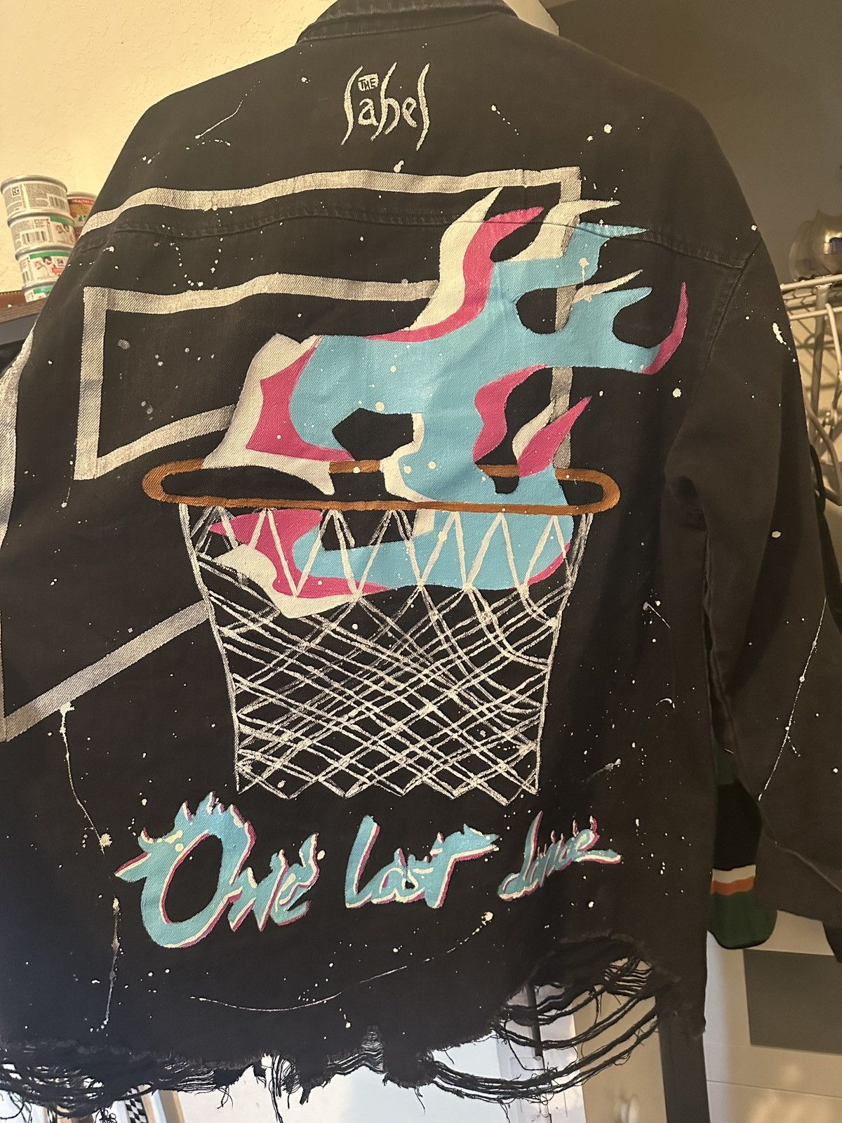 Other The lable “One Last Dance” D.wade handpainted denim jacket Size US XL / EU 56 / 4 - 4 Thumbnail