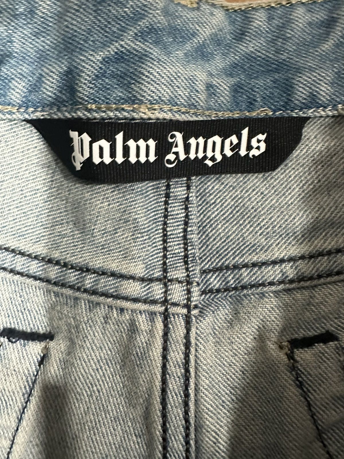 Palm Angels PALM ANGELS LOGO PATCHES JEANS Size US 34 / EU 50 - 3 Thumbnail