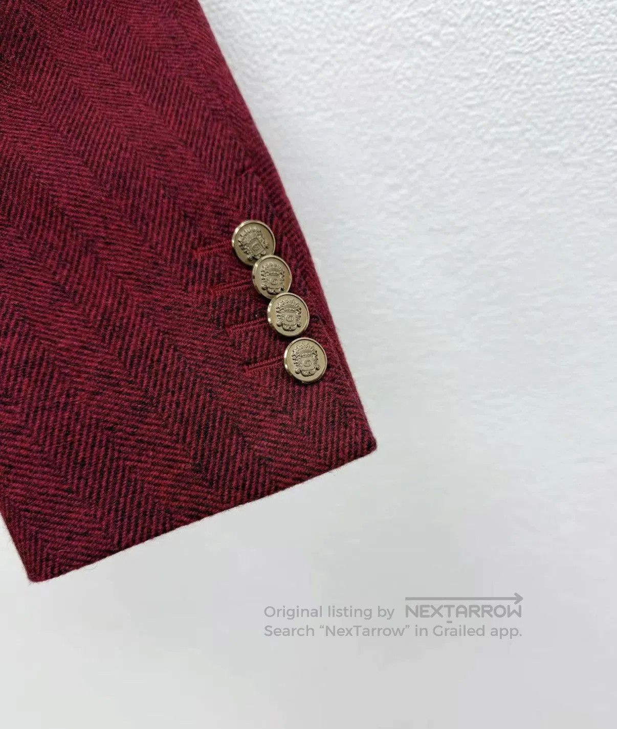 Gucci Red Lightweight Blazer . Size US S / EU 44-46 / 1 - 3 Thumbnail