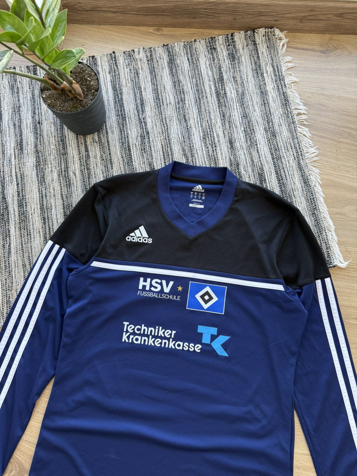 Adidas HAMBURG SV ADIDAS LONG SLEEVE SOOCER JERSEY #7 HAUKE Size US M / EU 48-50 / 2 - 2 Thumbnail