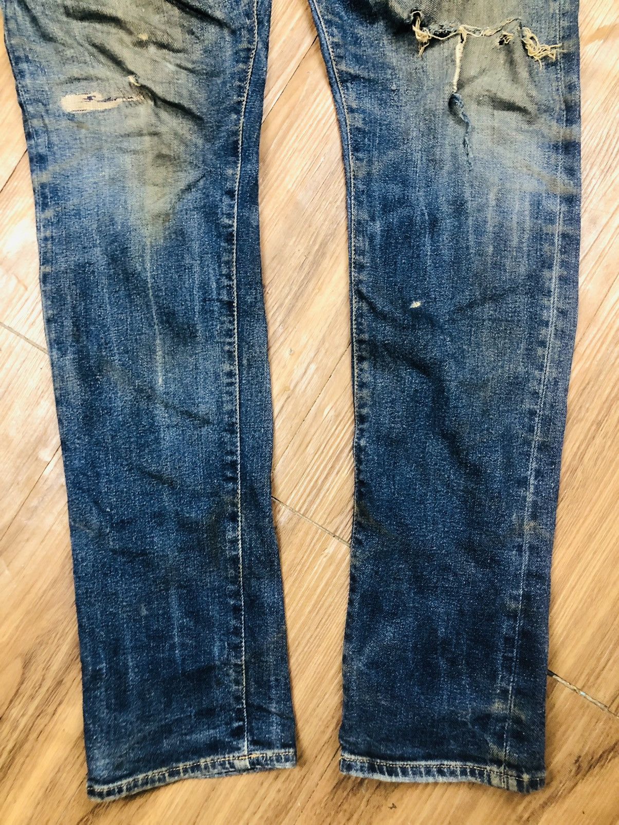 Polo Ralph Lauren Polo Ralph Lauren The Sullivan Slim Distressed Denim (37) Size US 30 / EU 46 - 4 Thumbnail