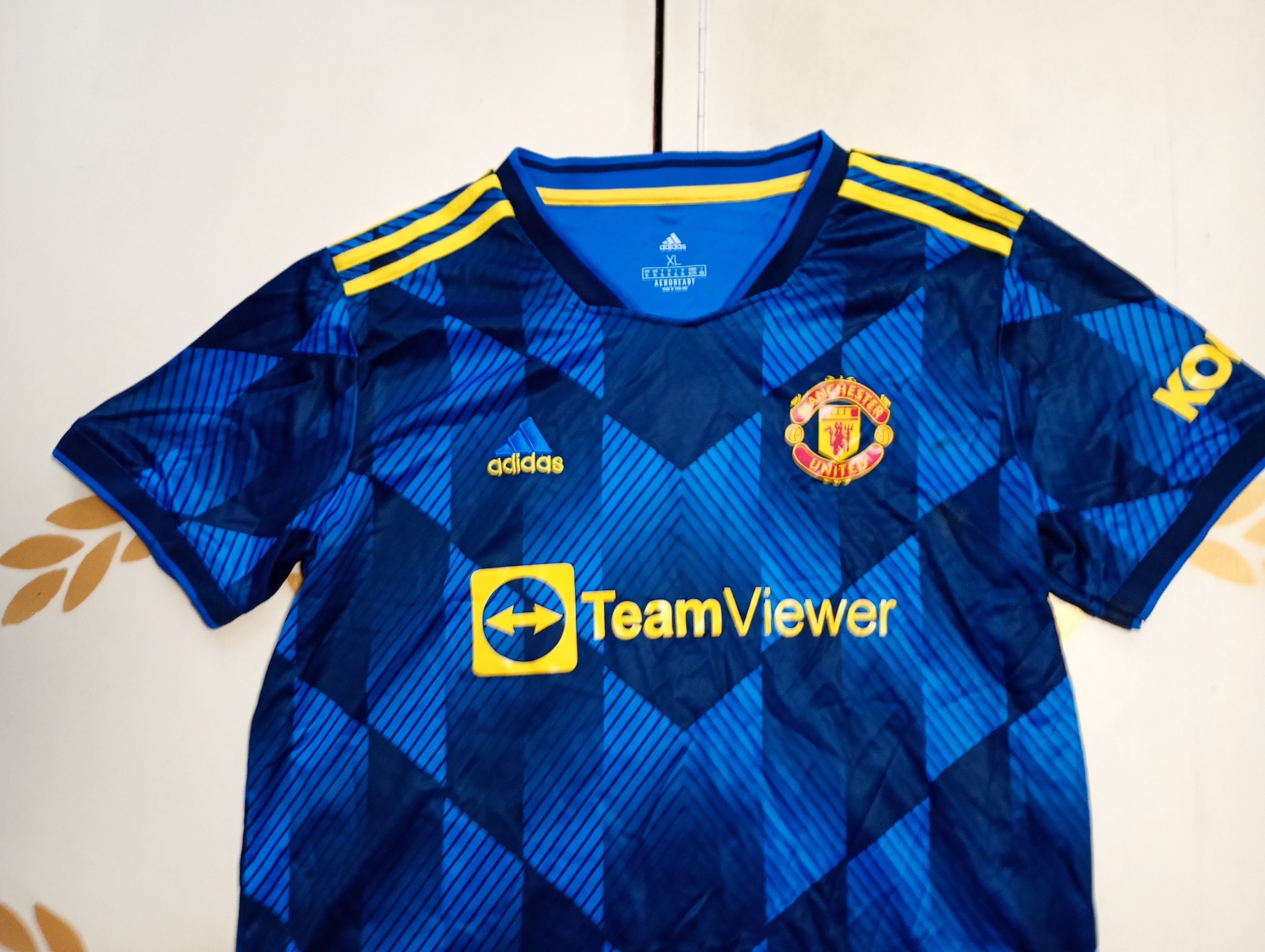 Adidas Adidas Manchester United Third Jersey 2021-2022 Size US XL / EU 56 / 4 - 4 Thumbnail