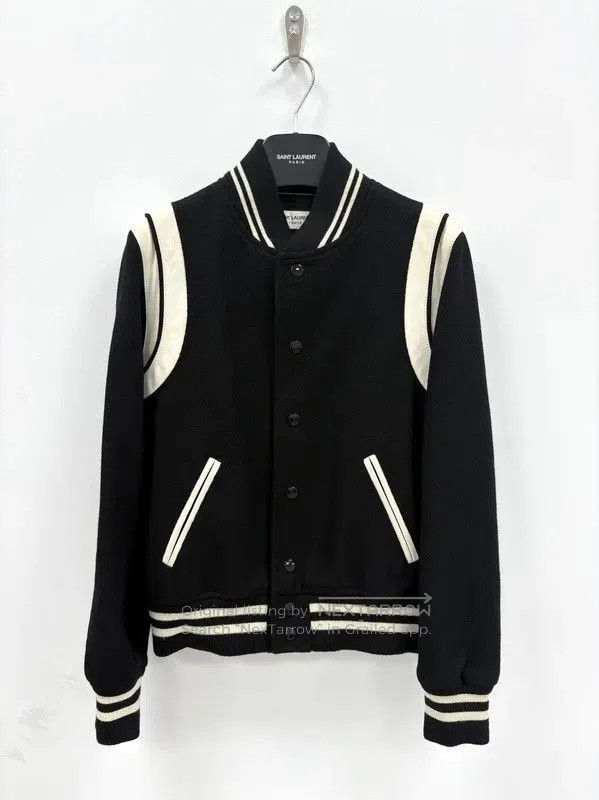 Yves Saint Laurent YSL Black Wool Ladies Jacket Size L . Size L / US 10 / IT 46 - 1 Thumbnail