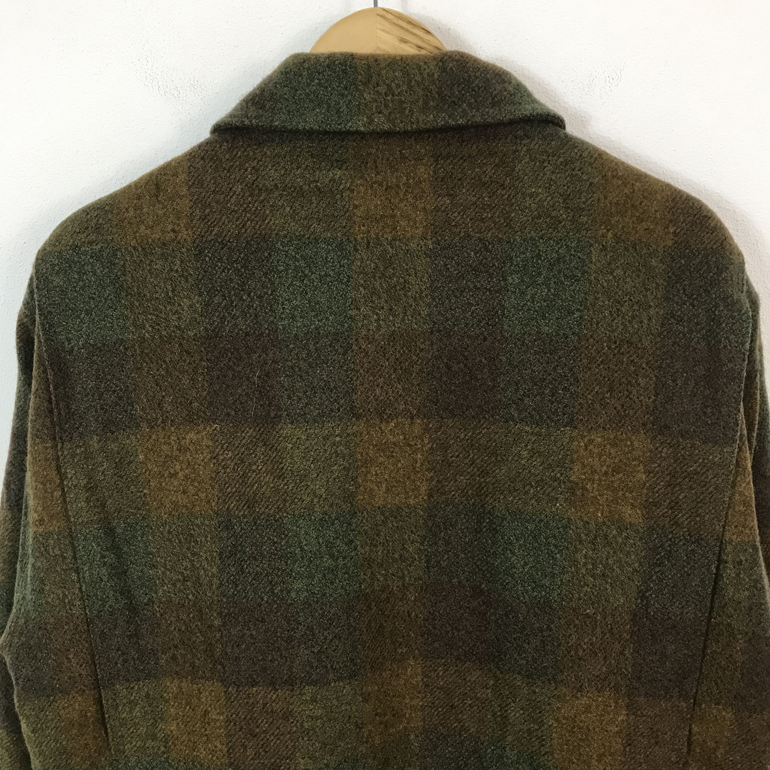 Paul Stuart Vintage Paul Stuart Wool Tartan design Parkas jacket Size US L / EU 52-54 / 3 - 4 Thumbnail