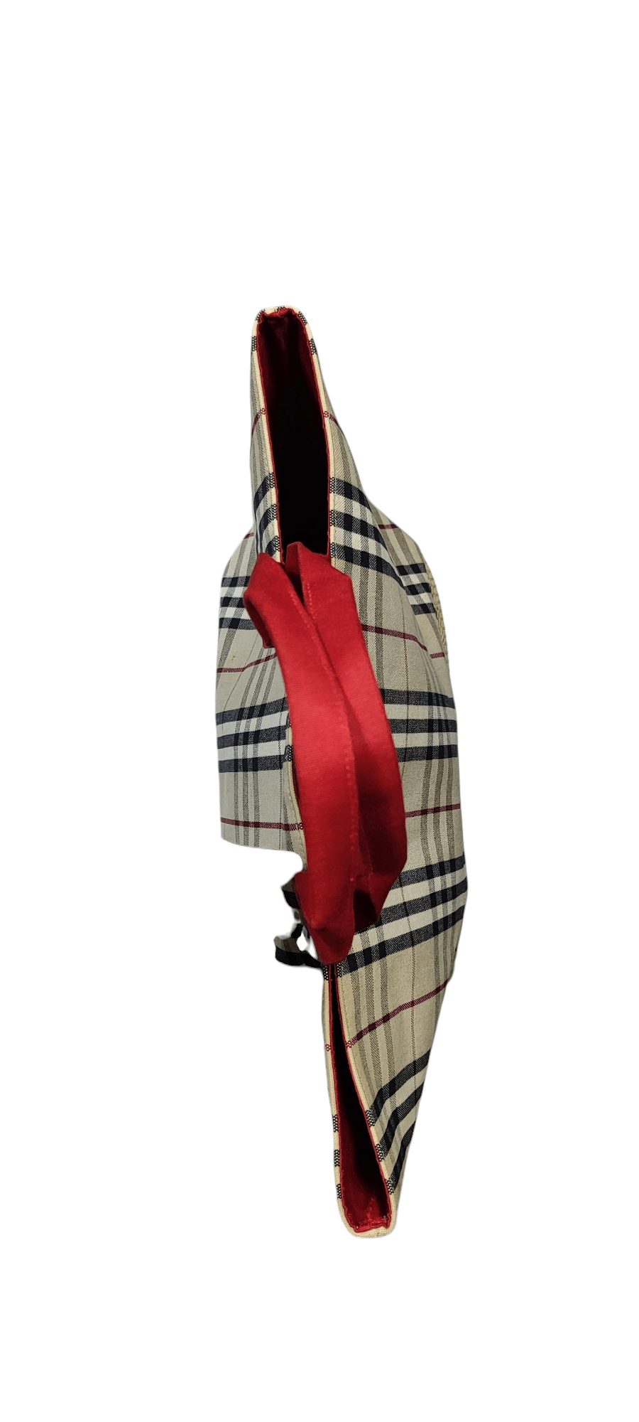 Burberry BURBERRY NOVA CHECK FEED RUBBER SISAL BOTTOM TOTE/HANDBAG Size ONE SIZE - 5 Thumbnail