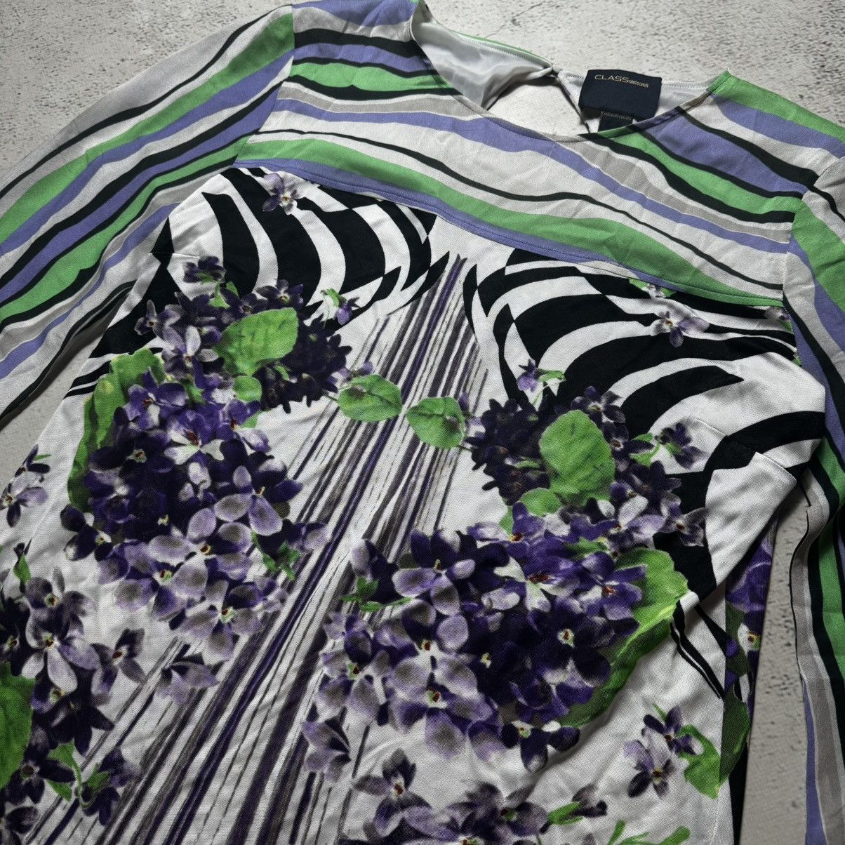 Just Cavalli × Roberto Cavalli vintage class roberto cavalli silk dress flowers print Size XL / US 12-14 / IT 48-50 - 7 Thumbnail