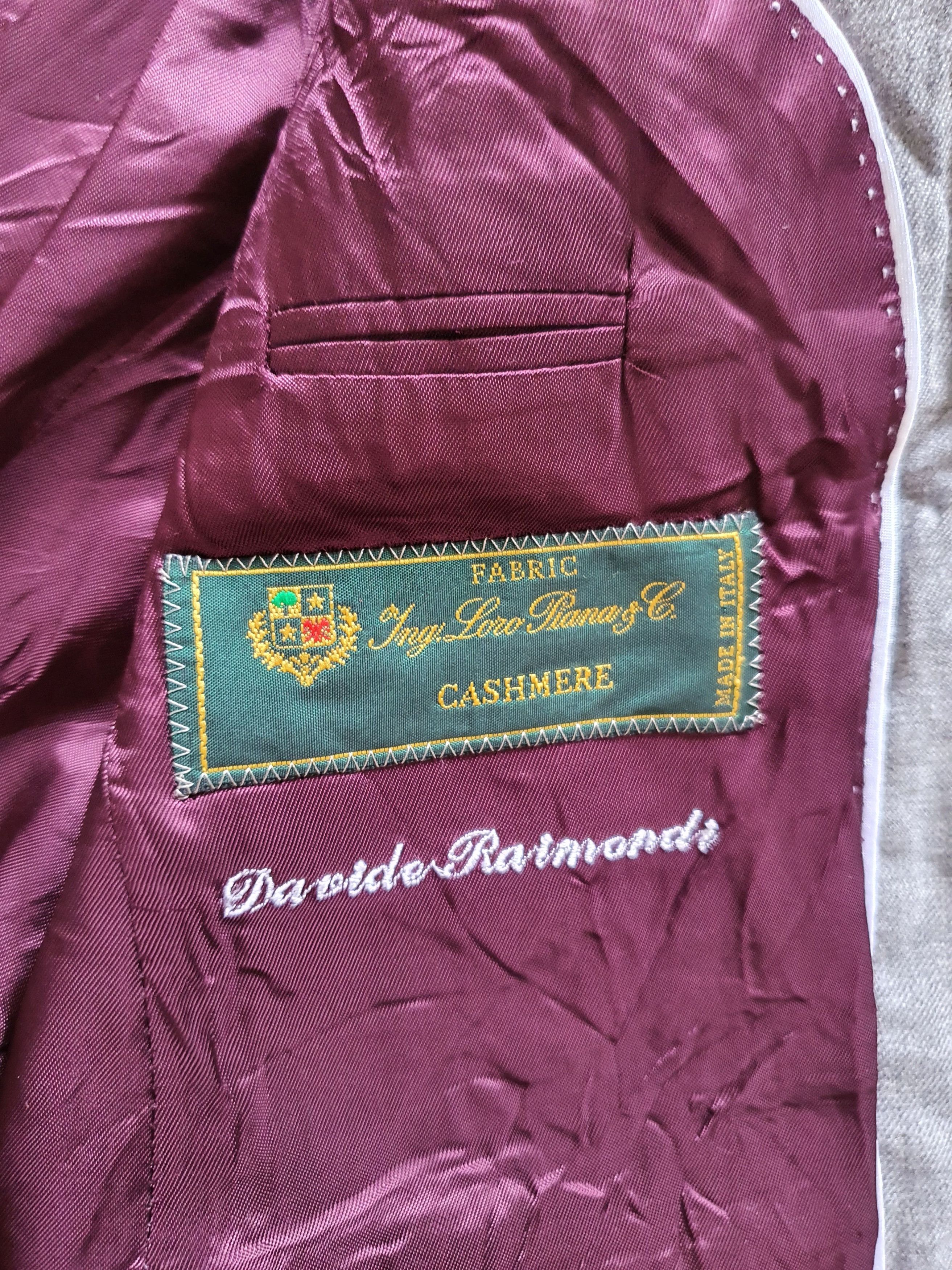 L.B.M. 1911 ''SU MISURA'' Bespoke Blazer Sports Coat Jacket - Cashmere Size 36R - 7 Thumbnail