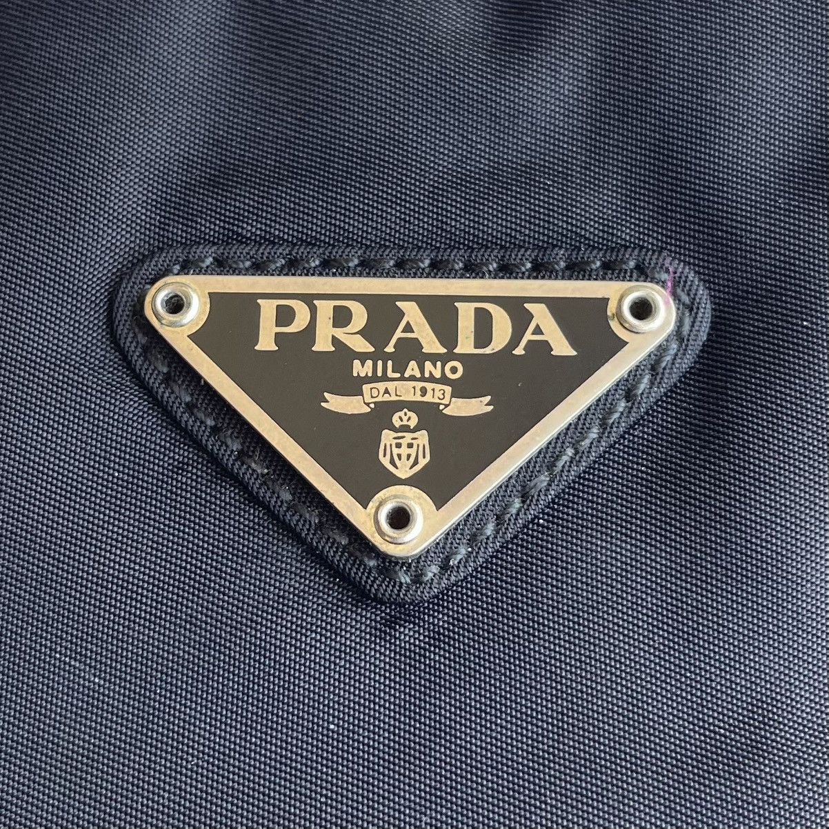 Prada Prada Nylon Tessuto Black Tote Bag Size ONE SIZE - 12 Thumbnail