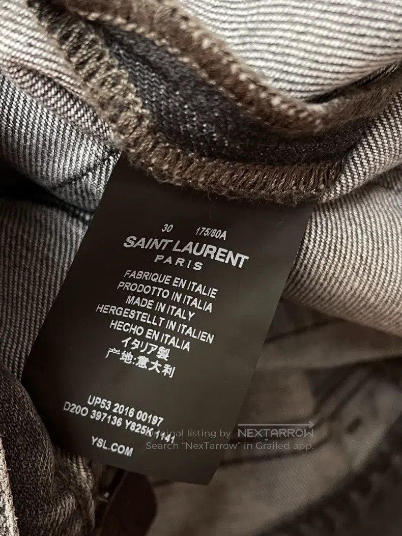 Saint Laurent Paris Saint Laurent Paris Straight Leg Pants Size US 30 / EU 46 - 4 Thumbnail