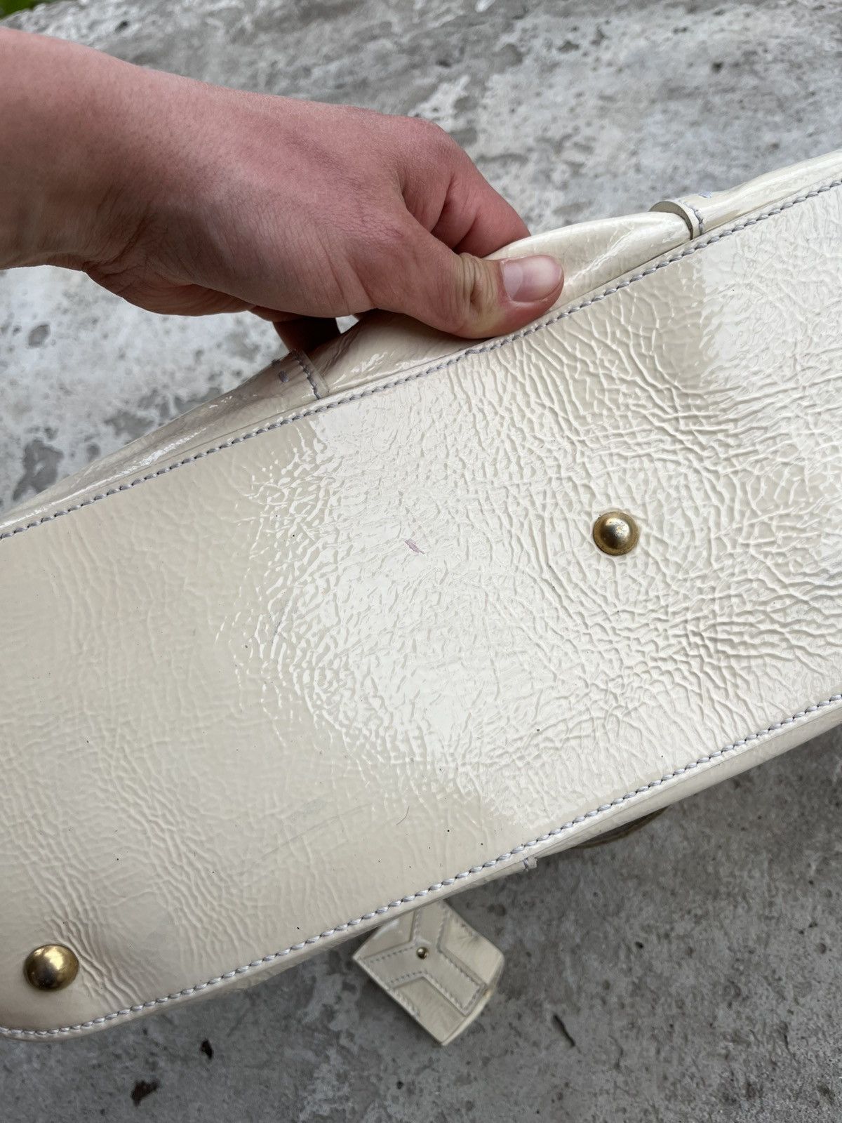 Saint Laurent Paris × Yves Saint Laurent Yves Saint Laurent Rive Gauche YSL Muse Leather Tote Bag Size ONE SIZE - 20 Thumbnail