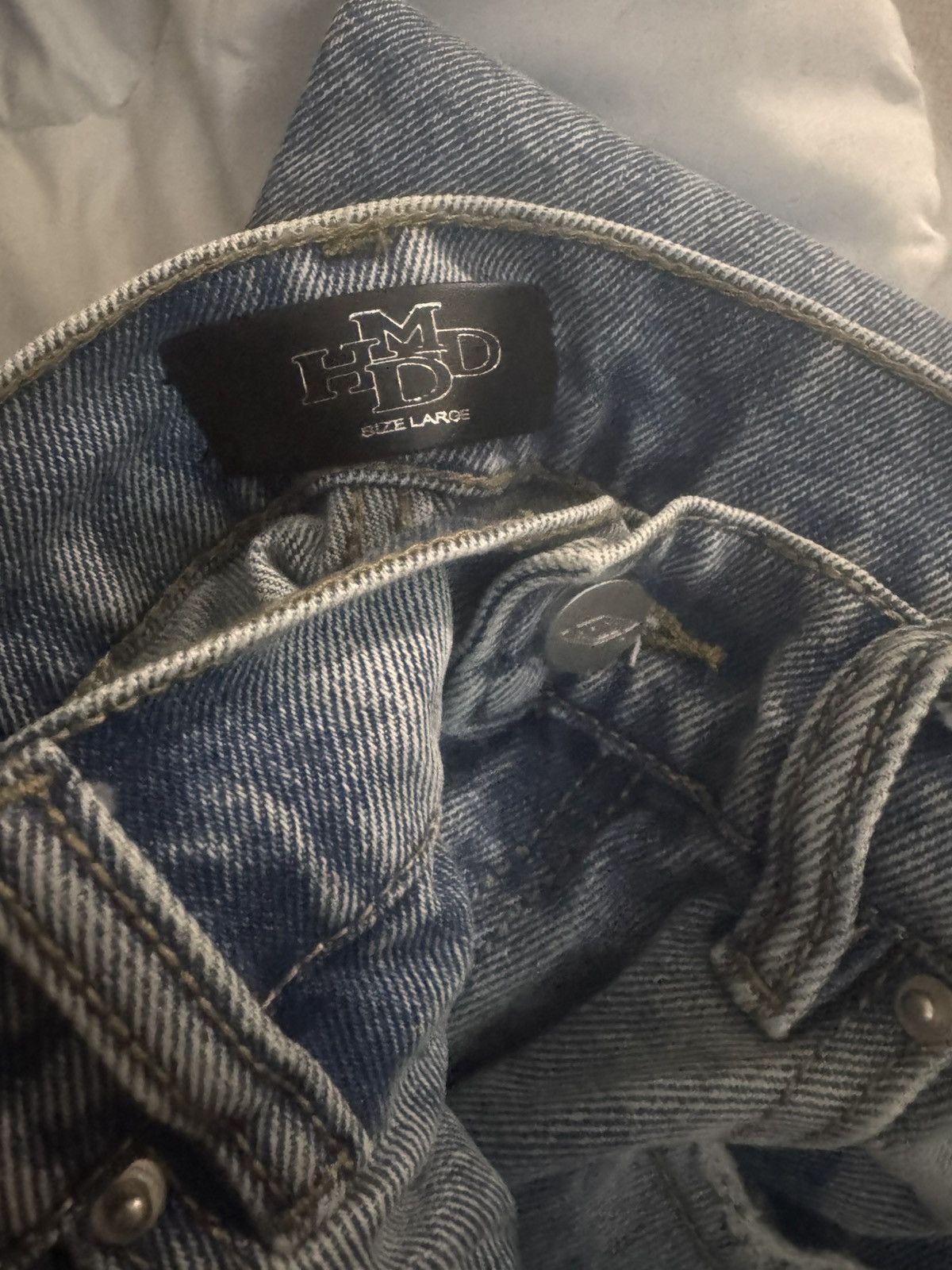 HMDD Hmdd rinestone jeans Size US 34 / EU 50 - 3 Thumbnail