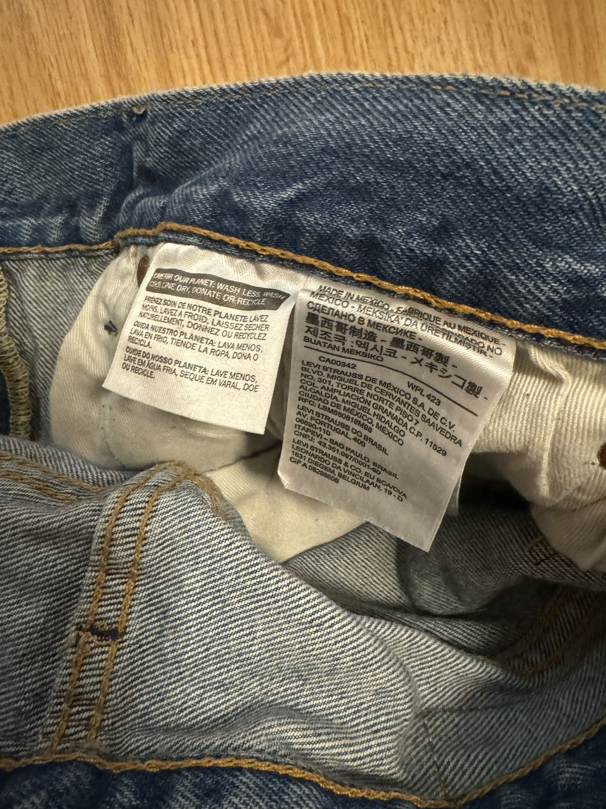DENIM TEARS Levis x Denim Tears Rhinestone Denim 501 34x34 Size US 34 / EU 50 - 8 Thumbnail