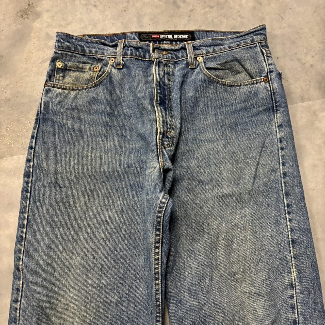 Levi's × Vintage Crazy Vintage 90s Medium Wash Levis Made In USA Denim Jeans! Size US 36 / EU 52 - 5 Thumbnail