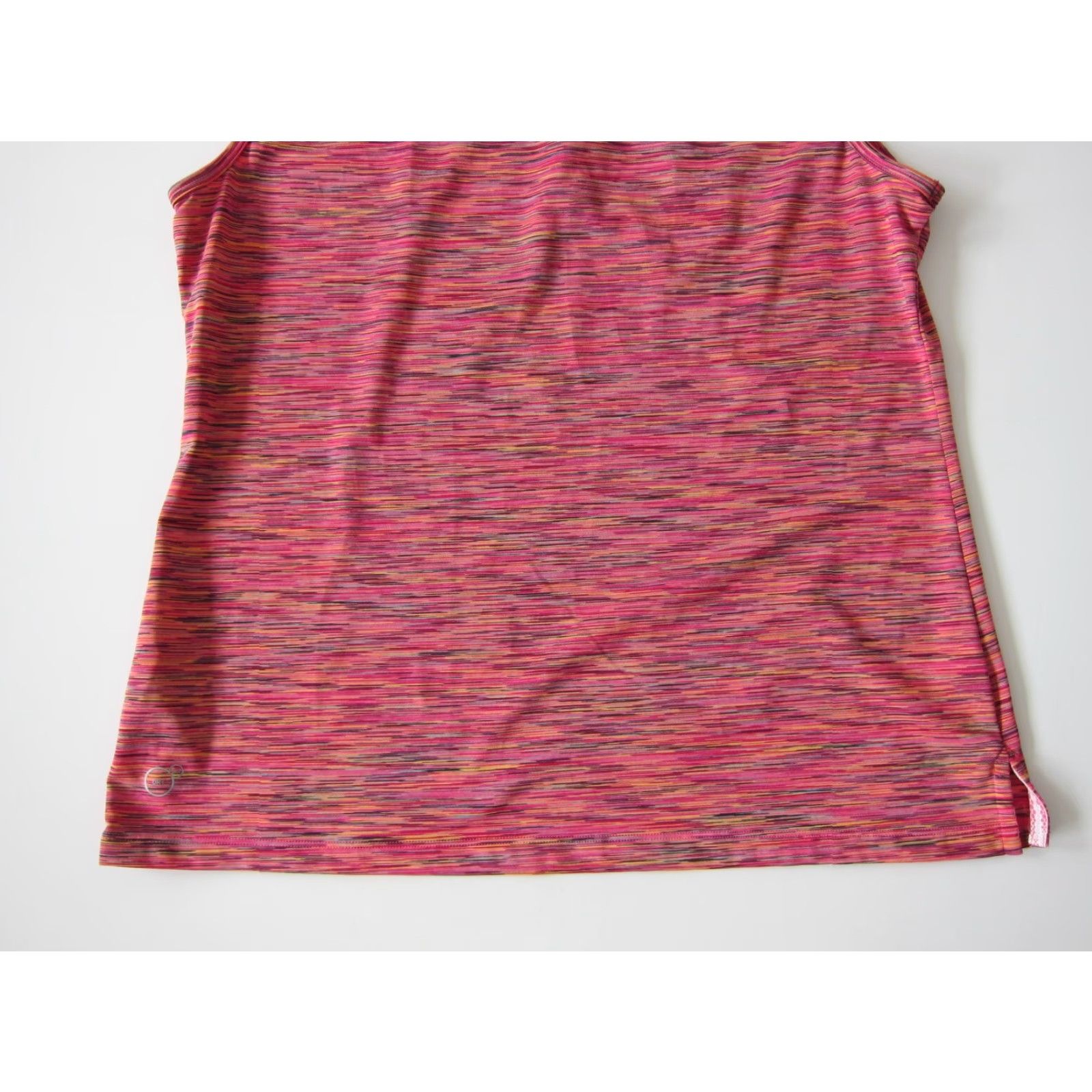 Puma Puma Sport Lifestyle Pink Stripe Stretch Sleeveless Collared Polo Shirt Women XL Size XL / US 12-14 / IT 48-50 - 5 Thumbnail