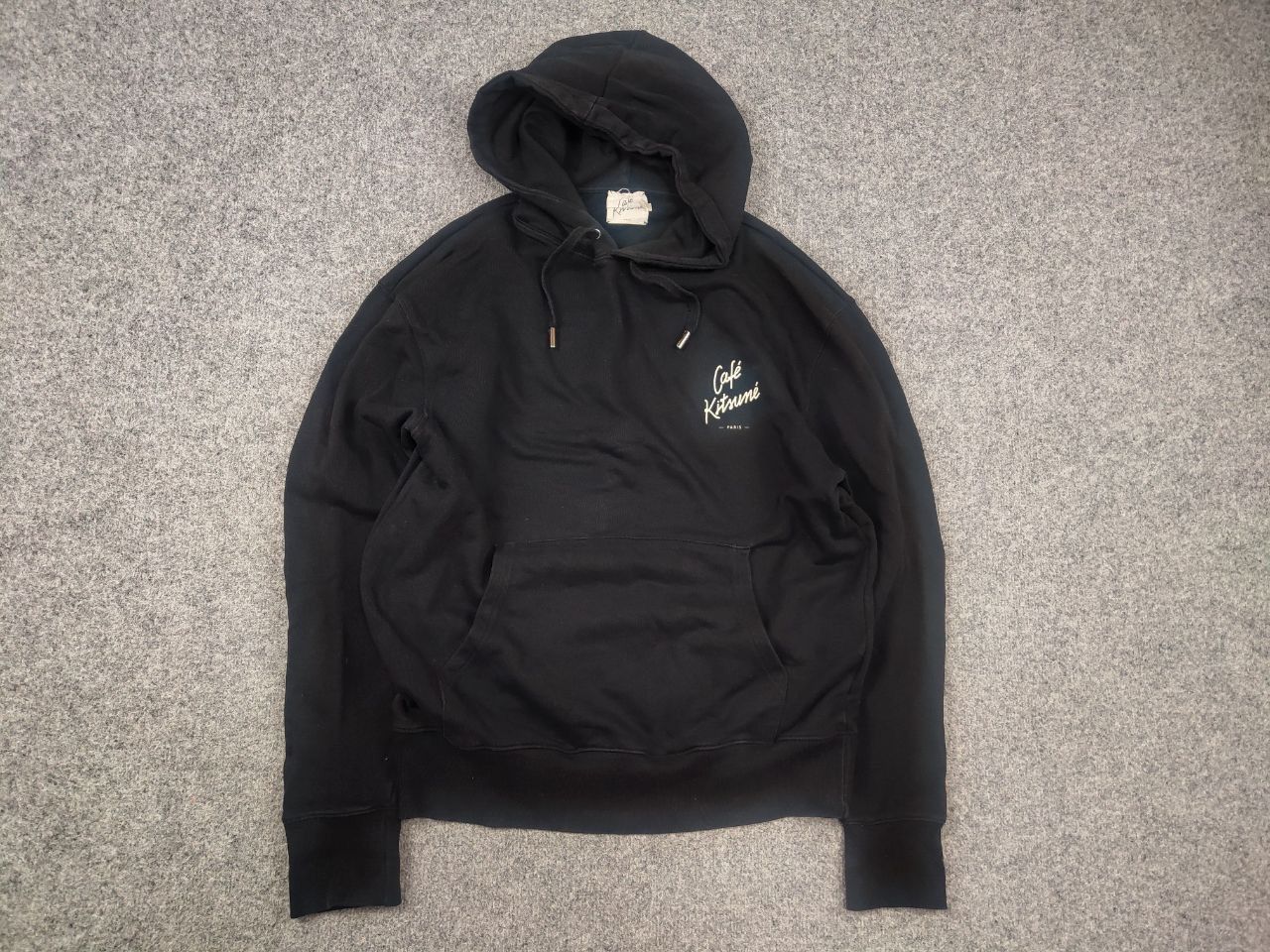 Maison Kitsune Maison Kitsune cafe Paris Black Logo Comfort Hoodie Size US L / EU 52-54 / 3 - 10 Thumbnail