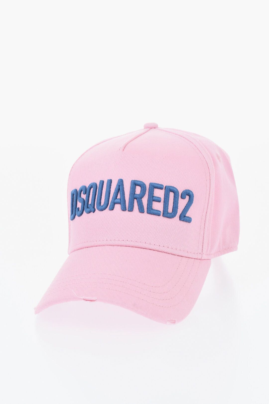 Vintage-Effect Baseball Cap With Raised Logo